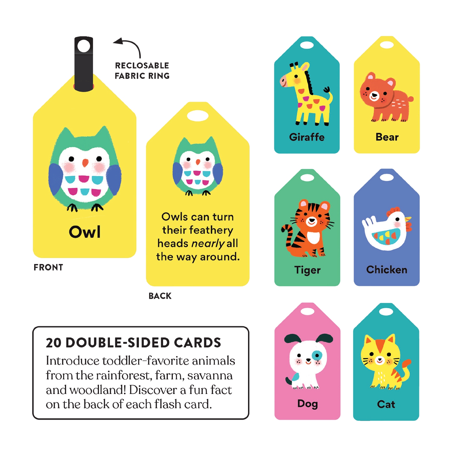 My First Animals Ring Flash Cards