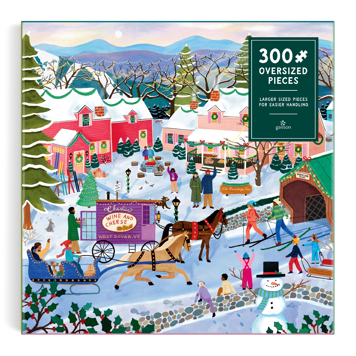 Little Winter Town 300 Piece Puzzle