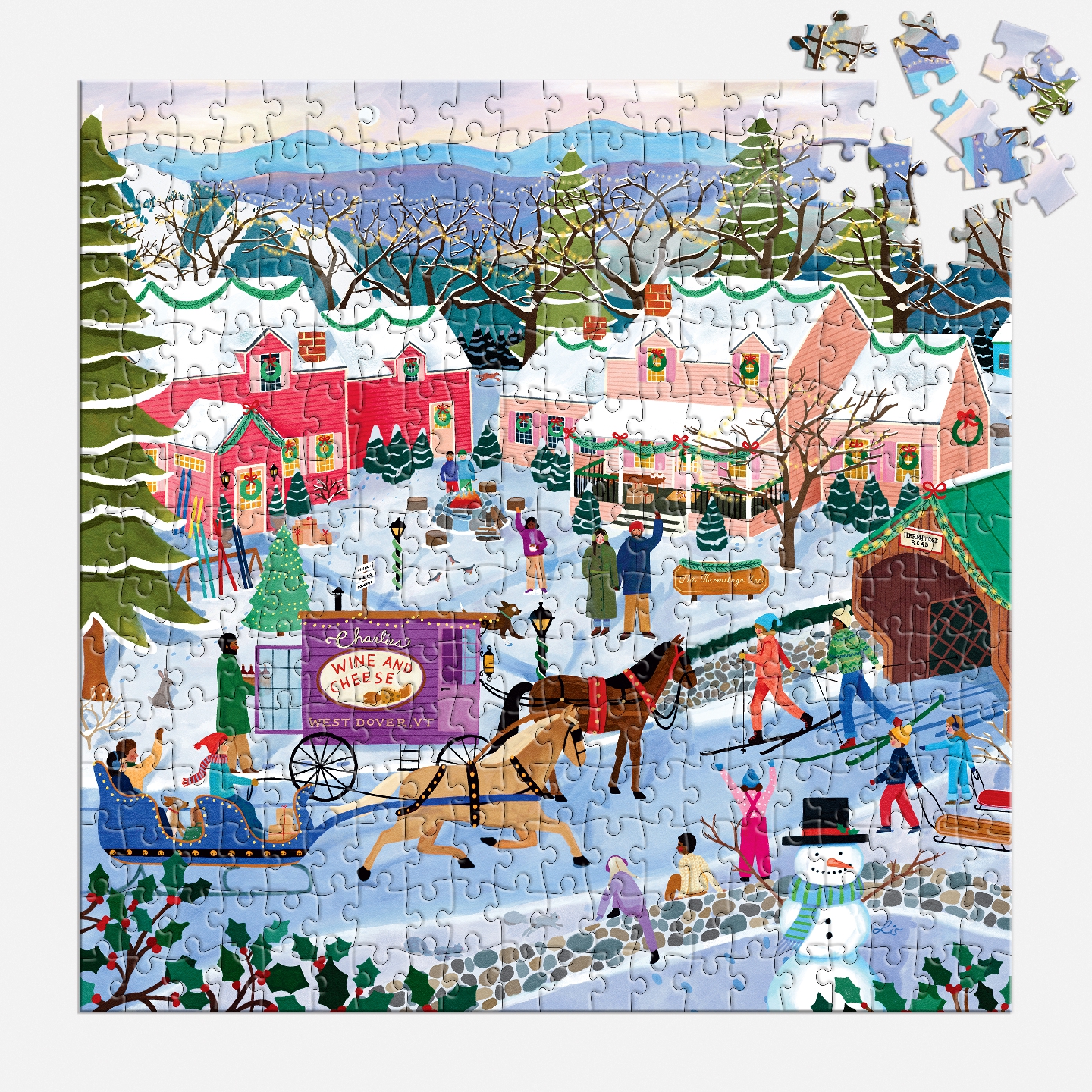 Little Winter Town 300 Piece Puzzle