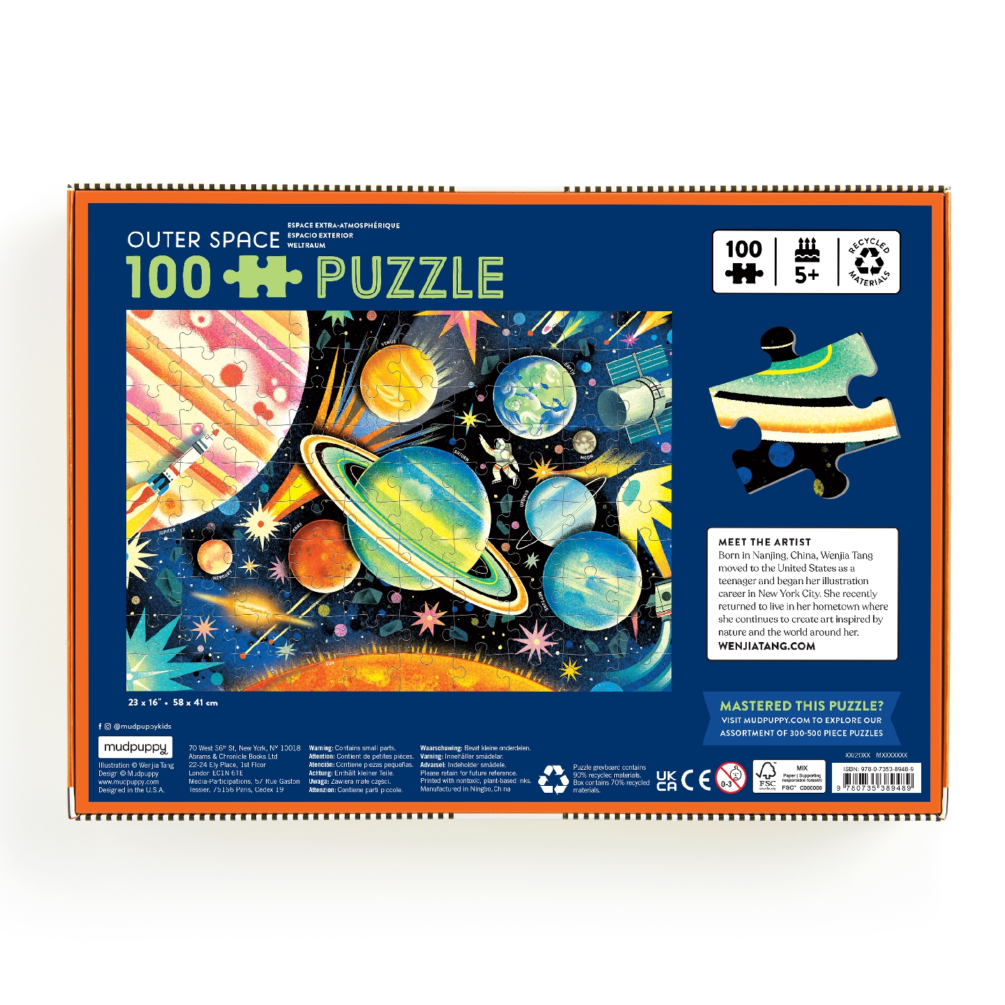 Outer Space 100 Piece Puzzle