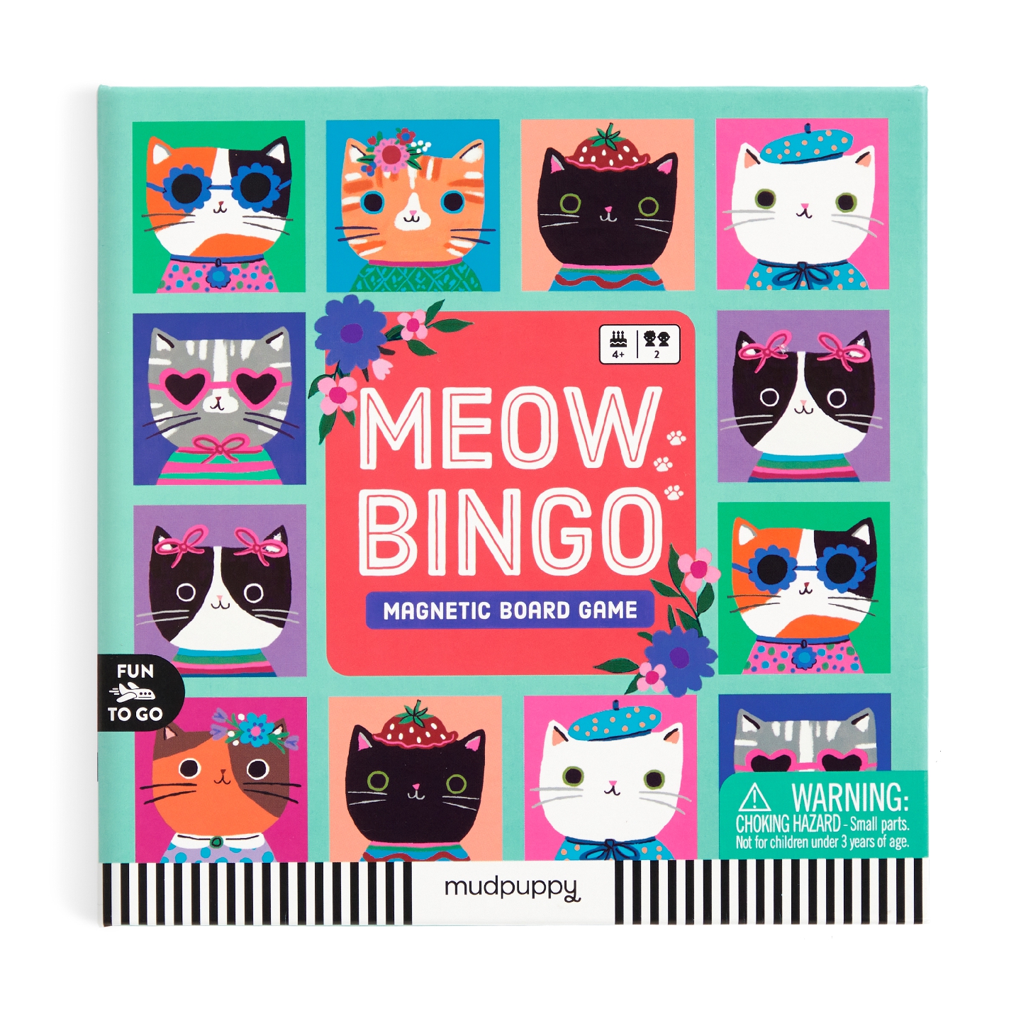 Meow Bingo! Magnetic Board Game