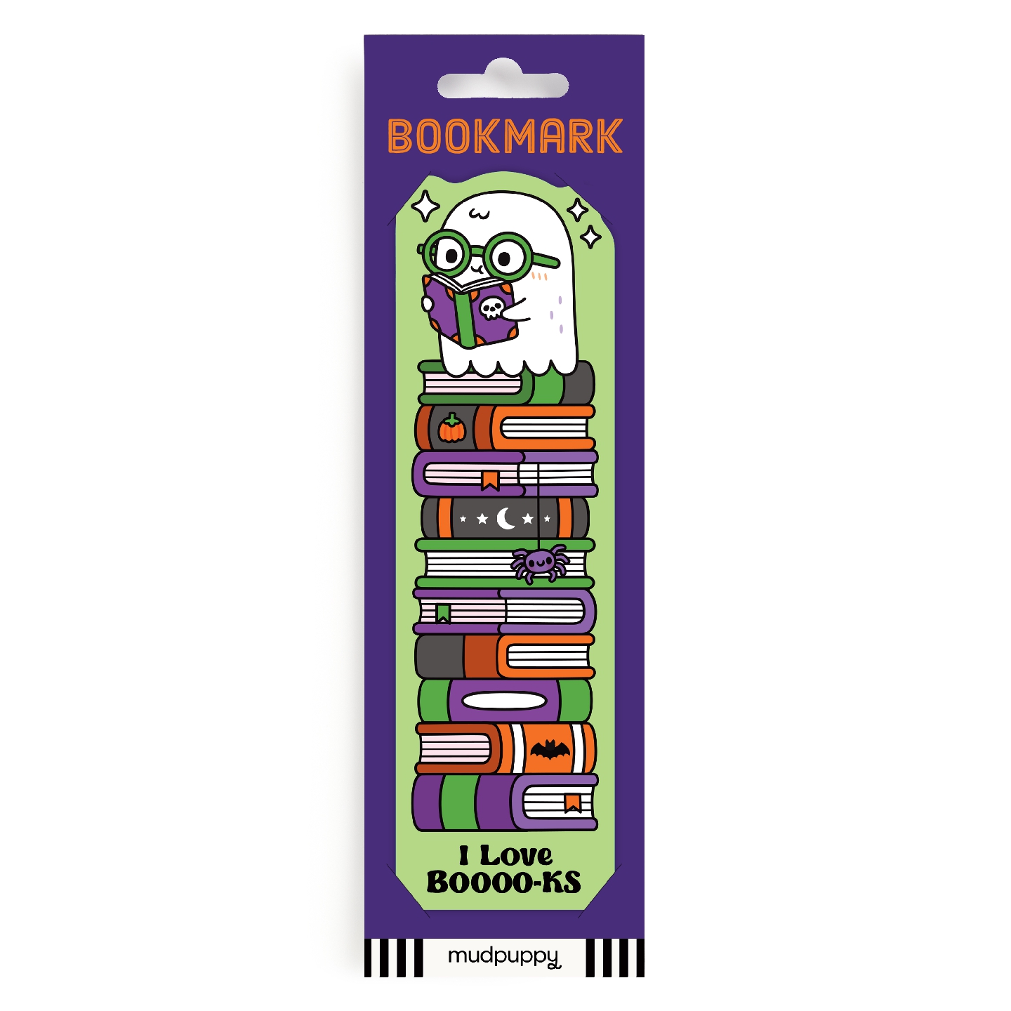 I Love BOOOO-KS Ghost Bookmark