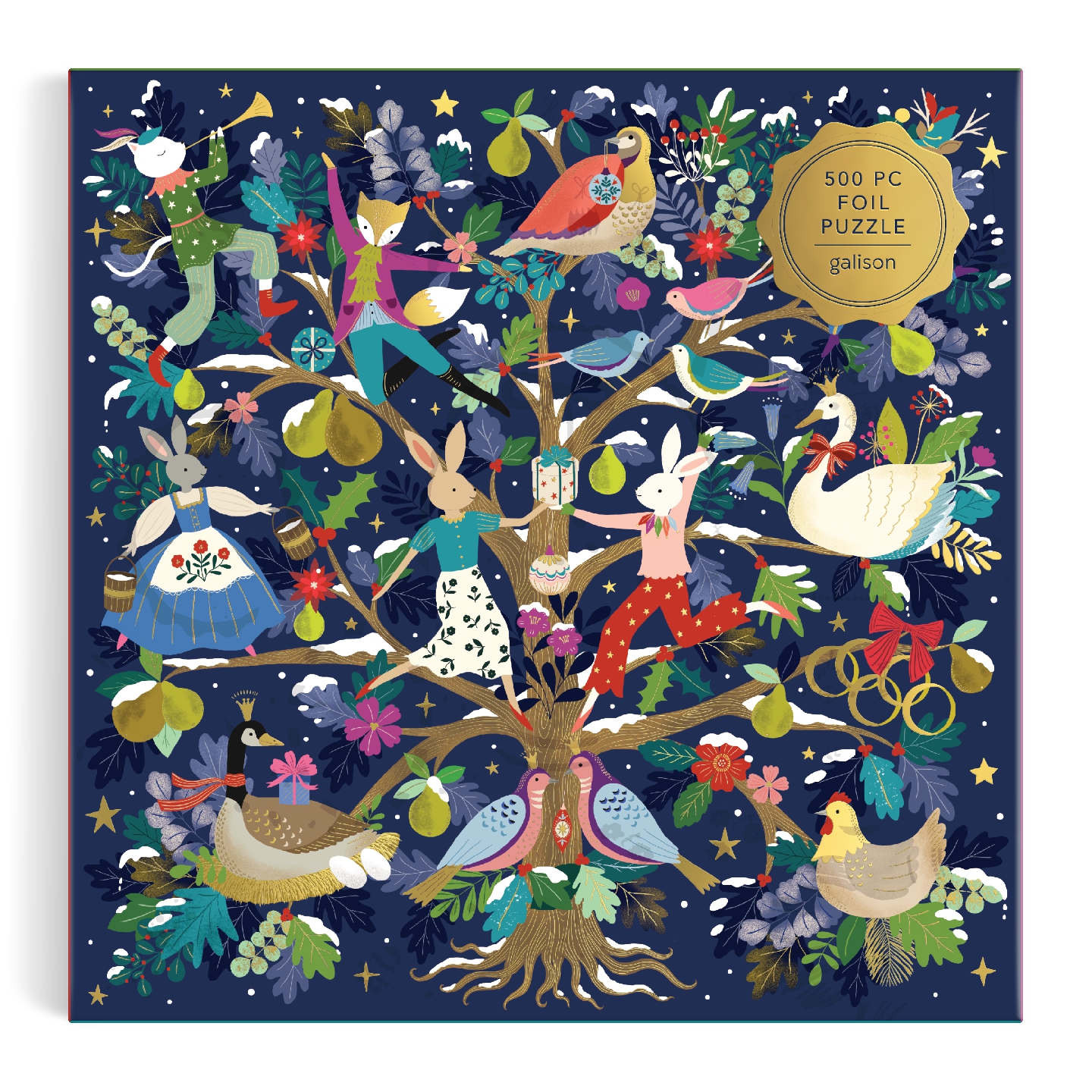 12 Days of Joy 500 Piece Foil Puzzle