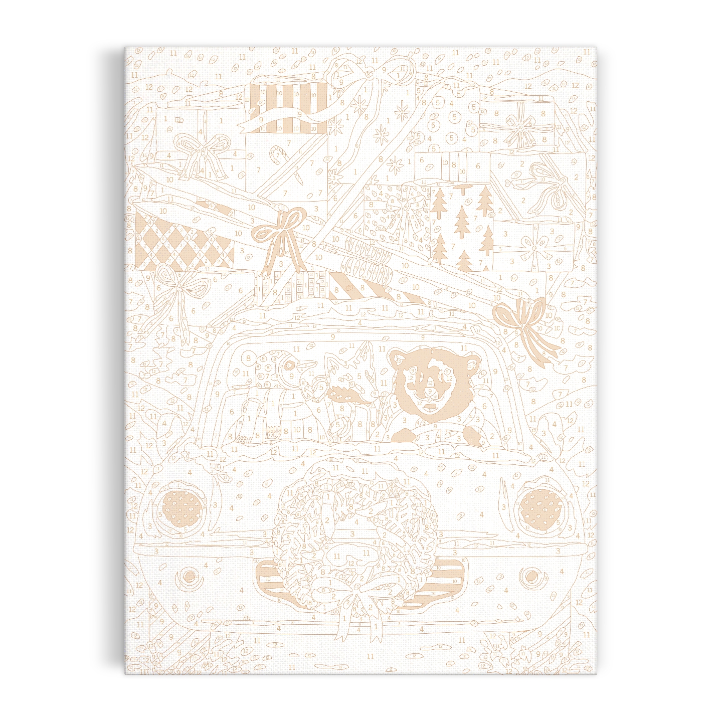 Christmas Joyride 9 x 12" Paint by Number Kit