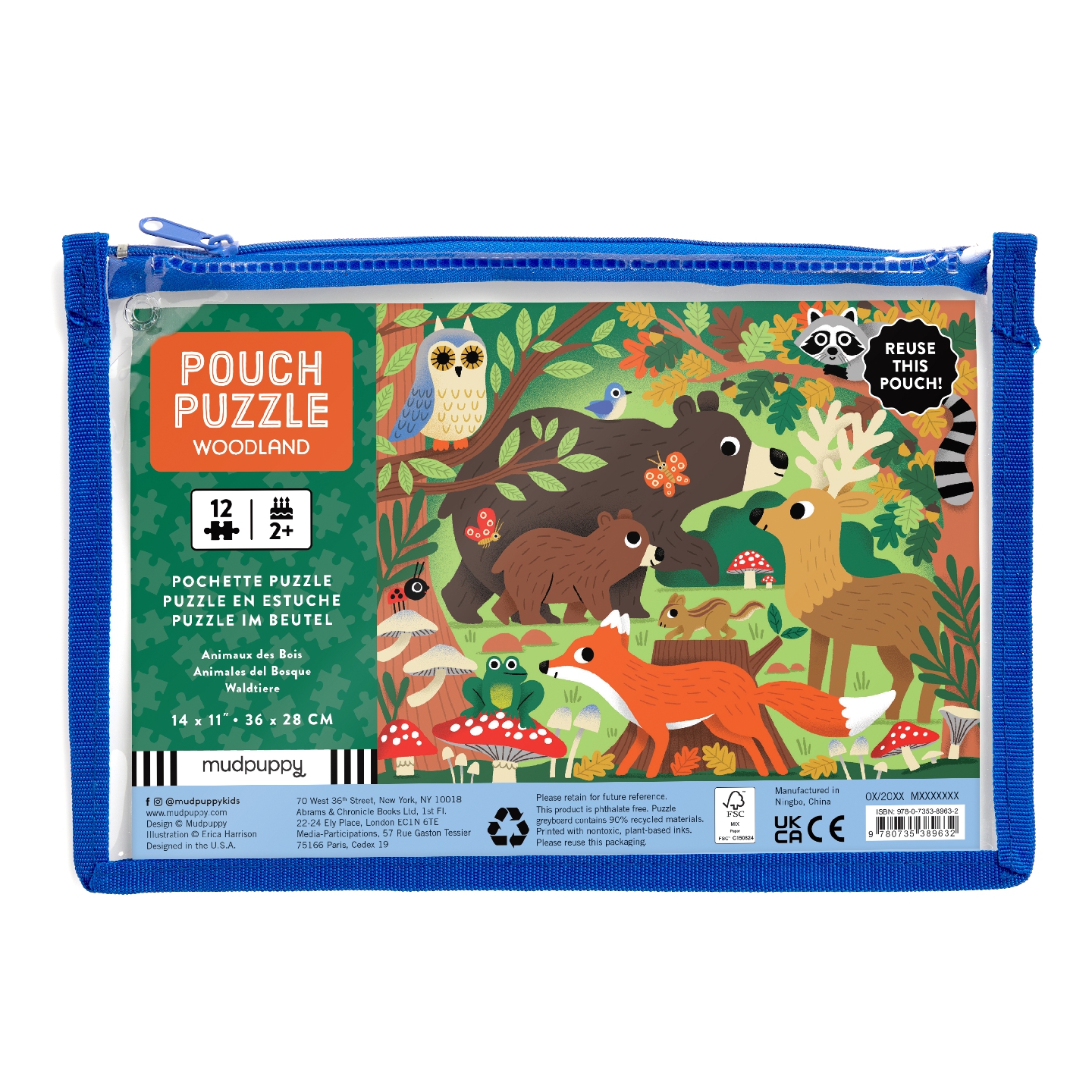 Woodland 12 Piece Pouch Puzzle
