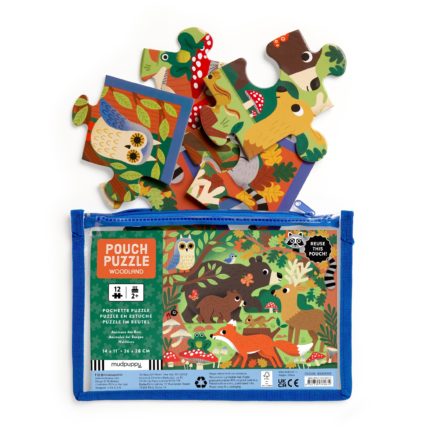 Woodland 12 Piece Pouch Puzzle