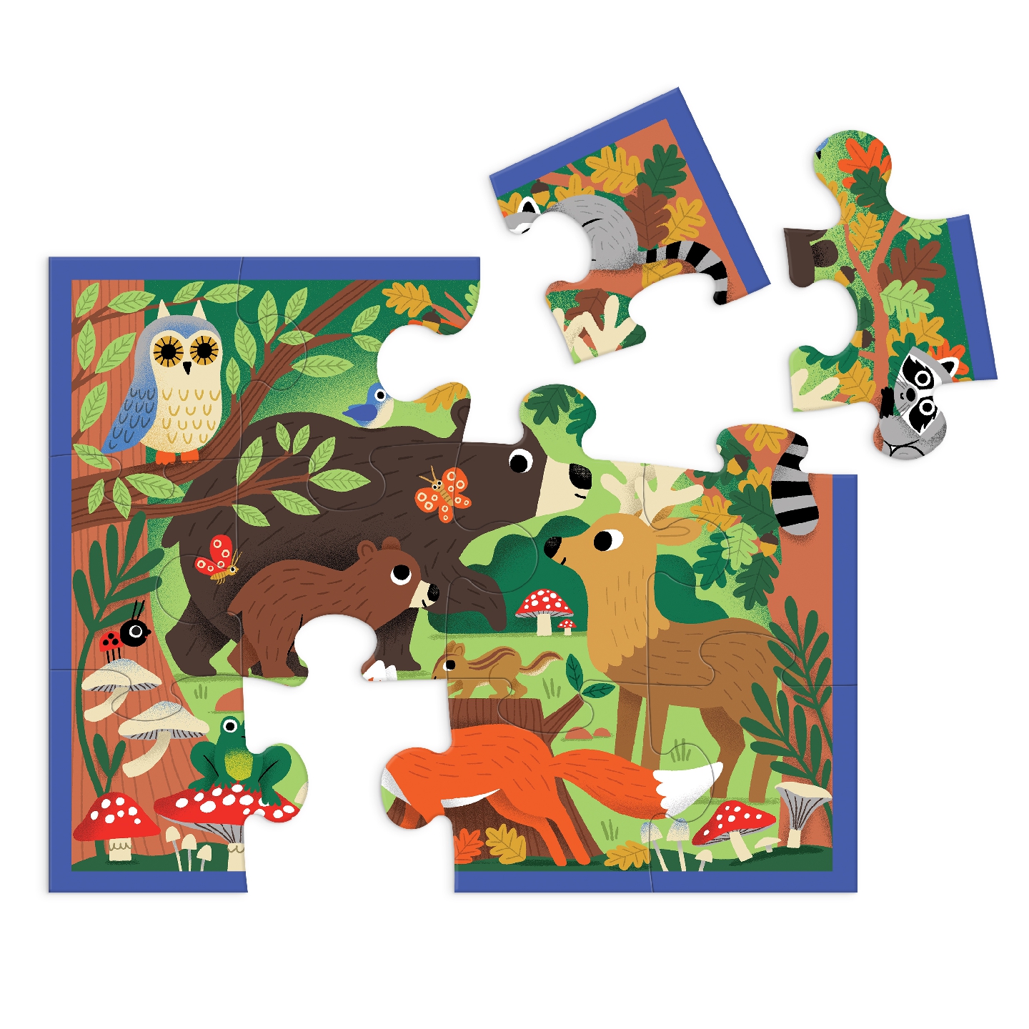 Woodland 12 Piece Pouch Puzzle