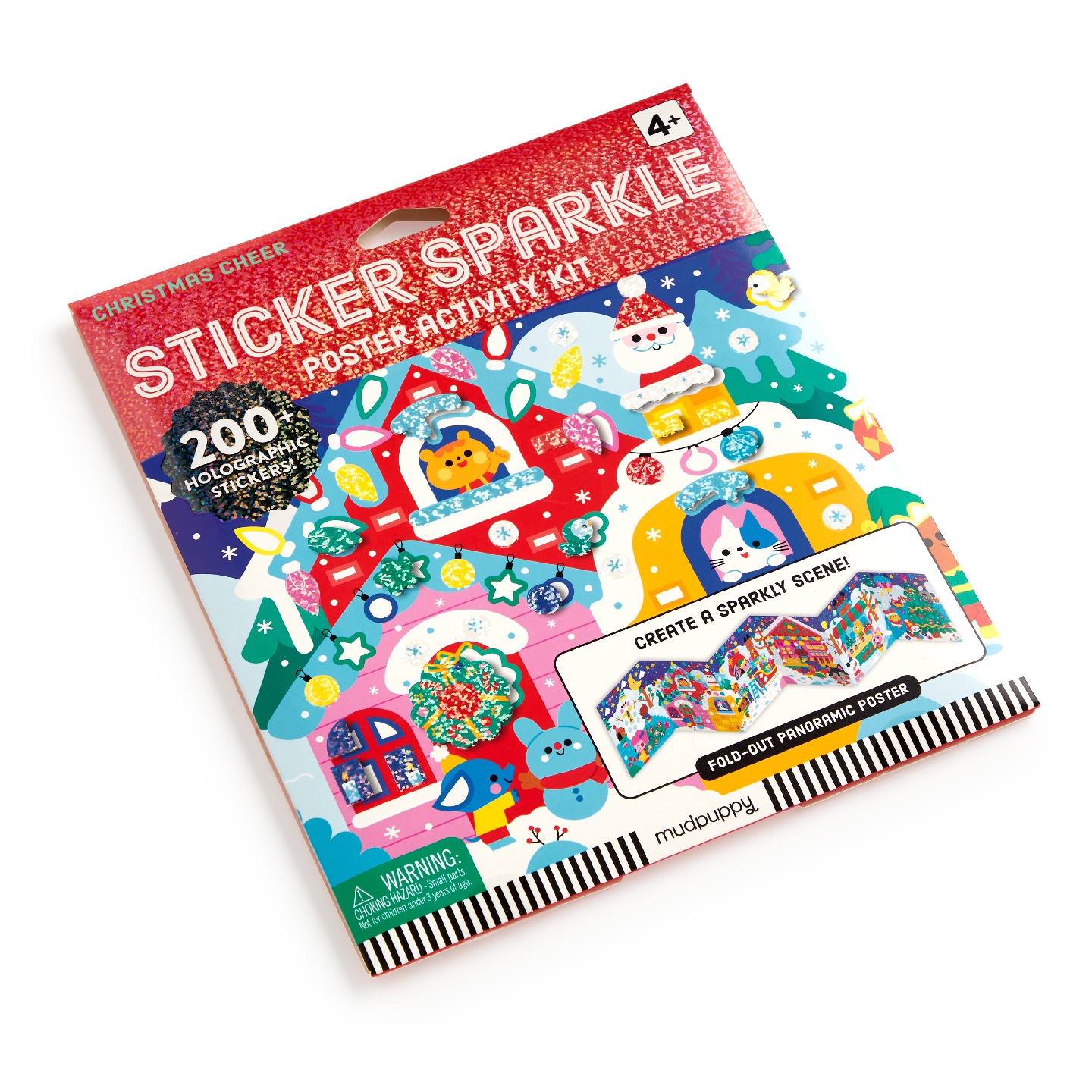 Christmas Cheer Sticker Sparkle Poster Activity Kit