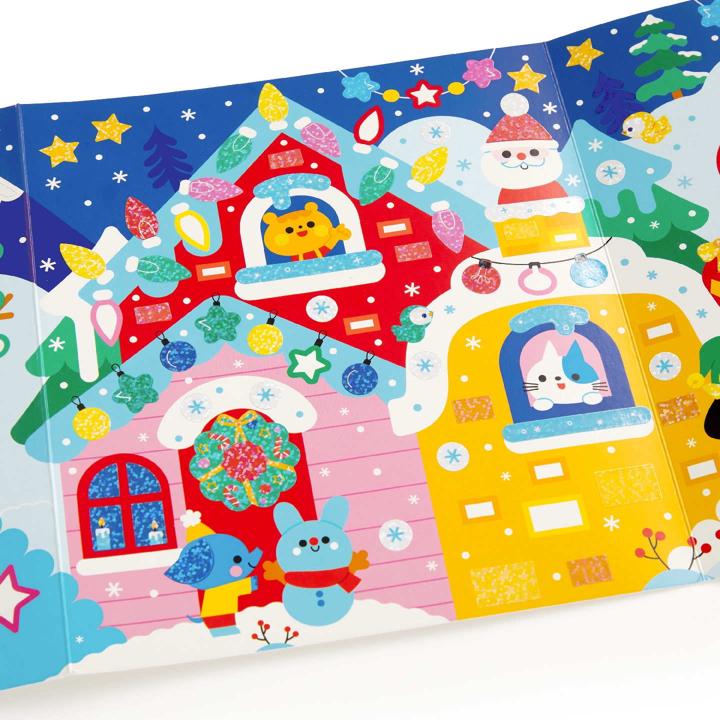 Christmas Cheer Sticker Sparkle Poster Activity Kit