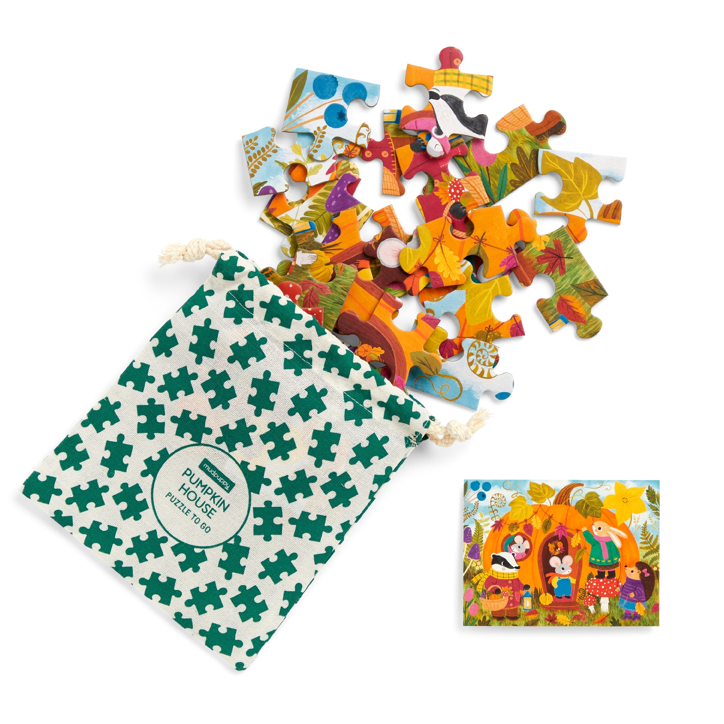 Pumpkin House 36 Piece Puzzle to Go