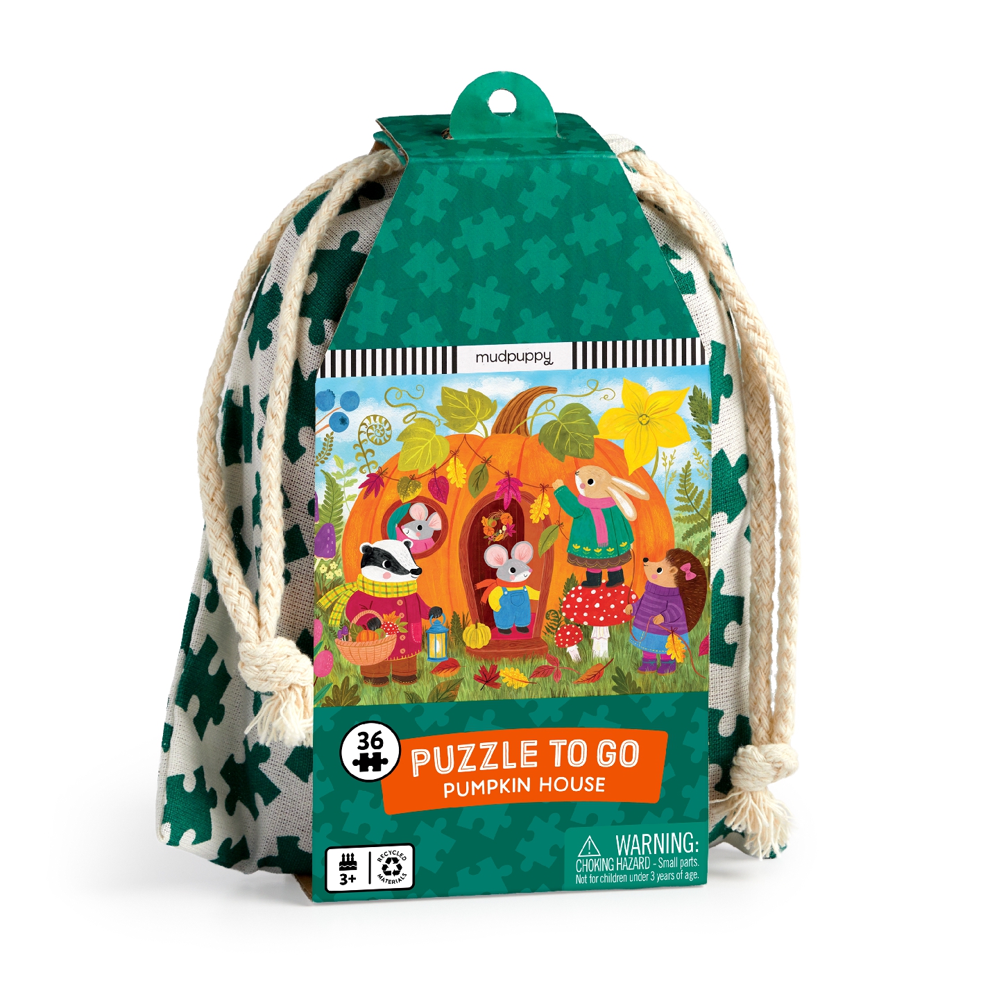 Pumpkin House 36 Piece Puzzle to Go