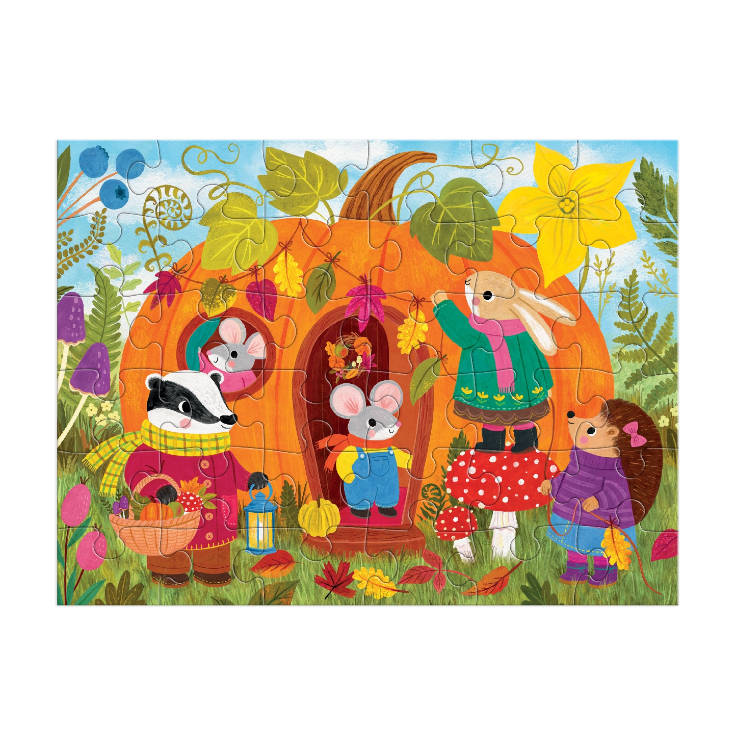 Pumpkin House 36 Piece Puzzle to Go