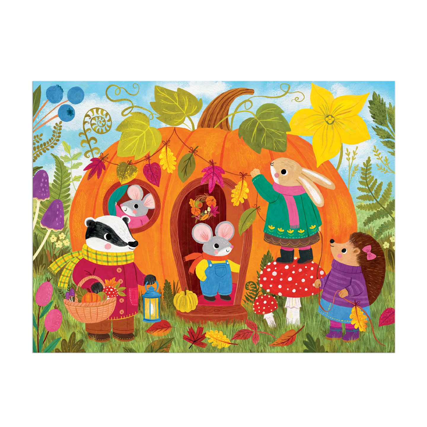 Pumpkin House 36 Piece Puzzle to Go