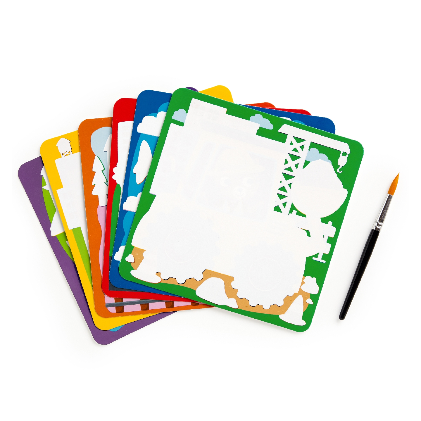 Busy Vehicles Color Magic Water-Reveal Kit