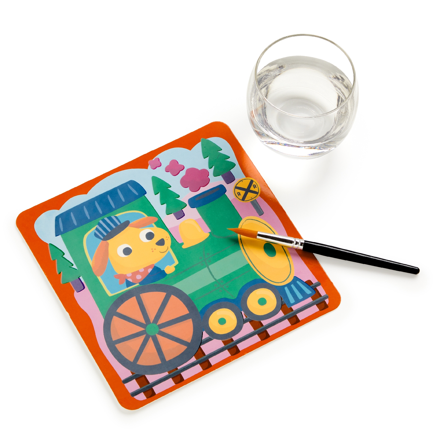 Busy Vehicles Color Magic Water-Reveal Kit