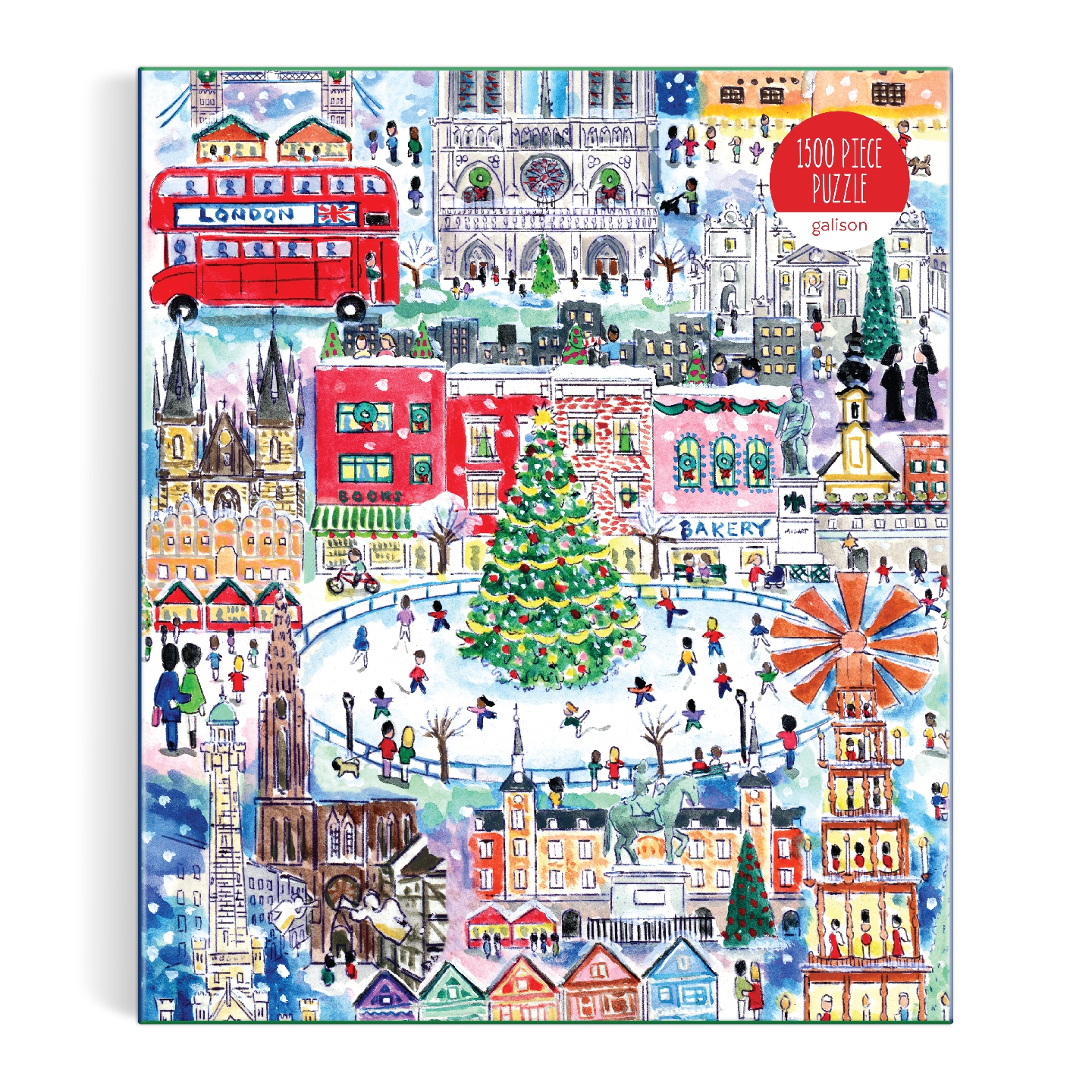 Michael Storrings Christmas Around The World 1500 Piece Puzzle