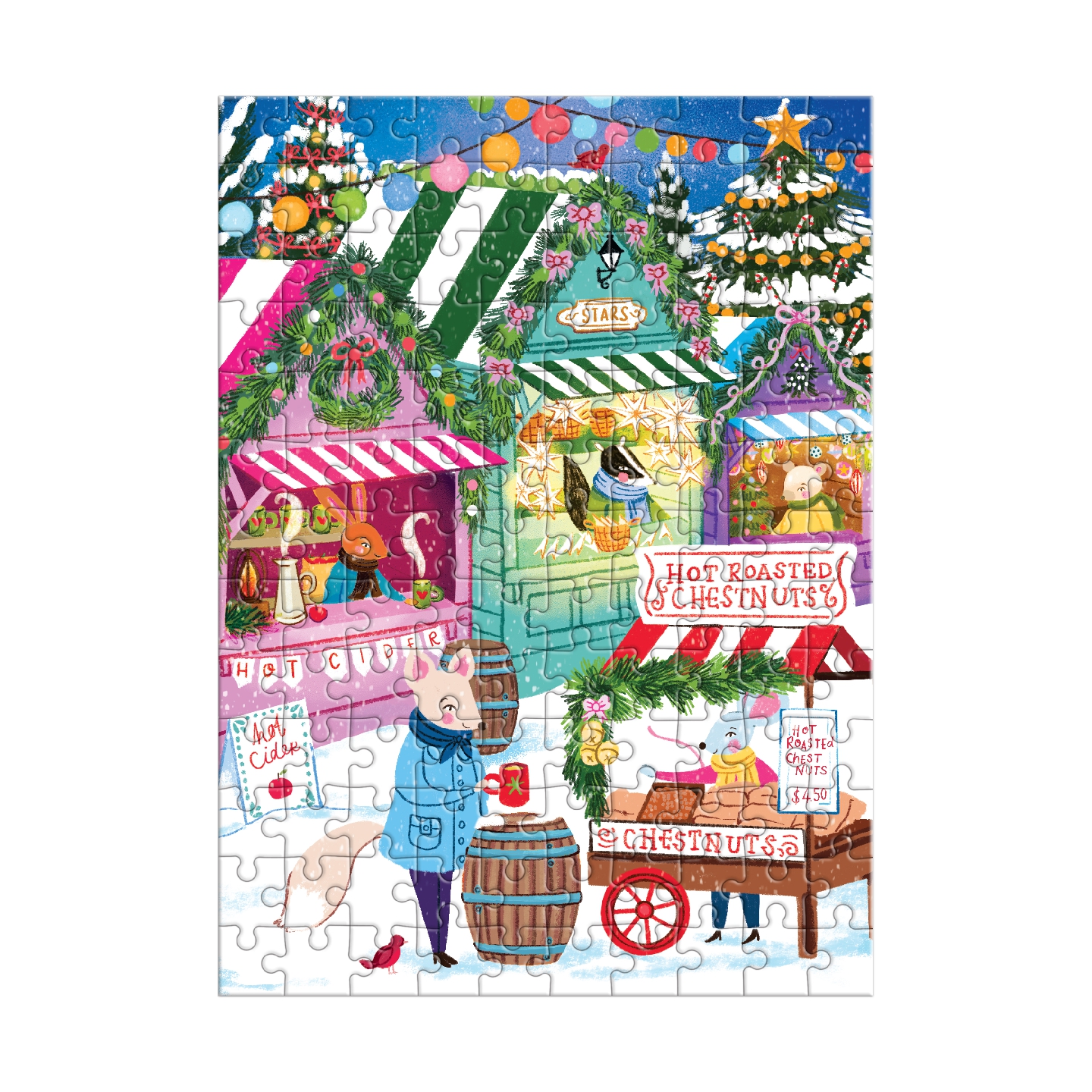 Holiday Market 130 Piece Puzzle Ornament