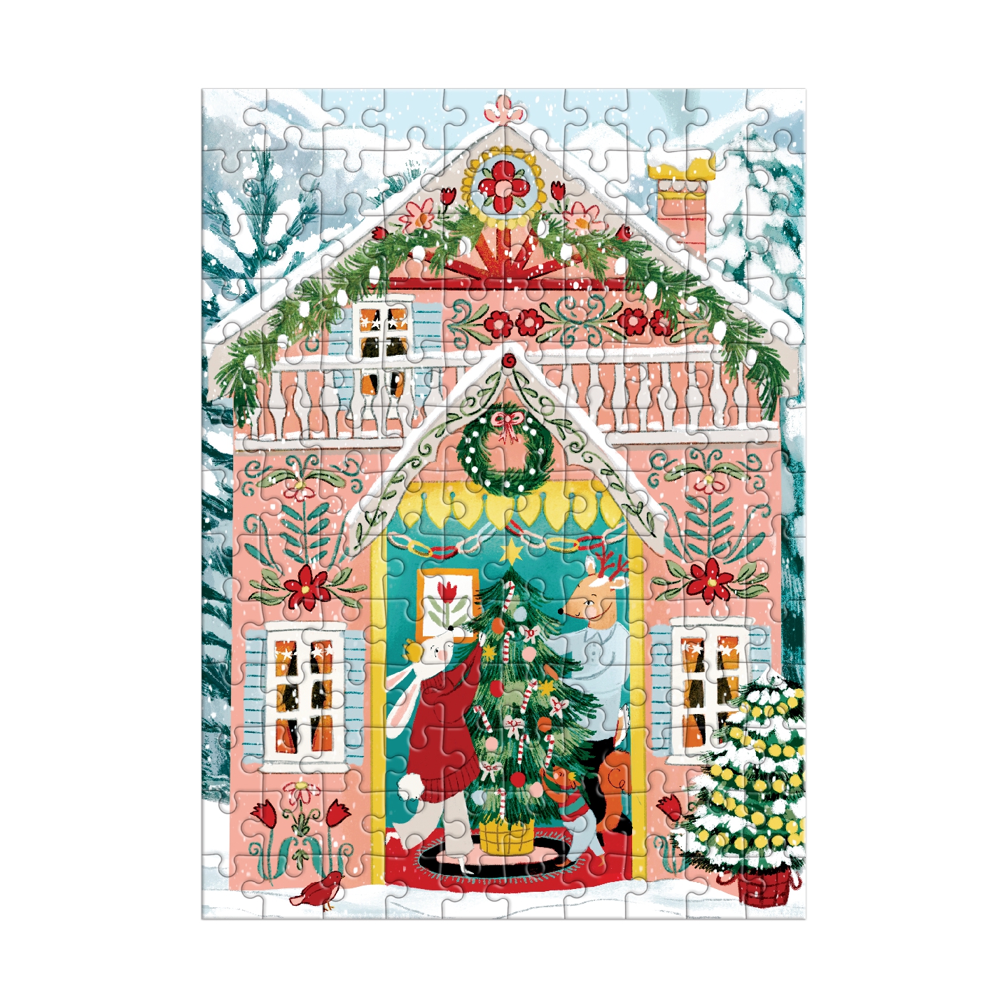 Swiss Chalet 130 Piece Ornament Puzzle