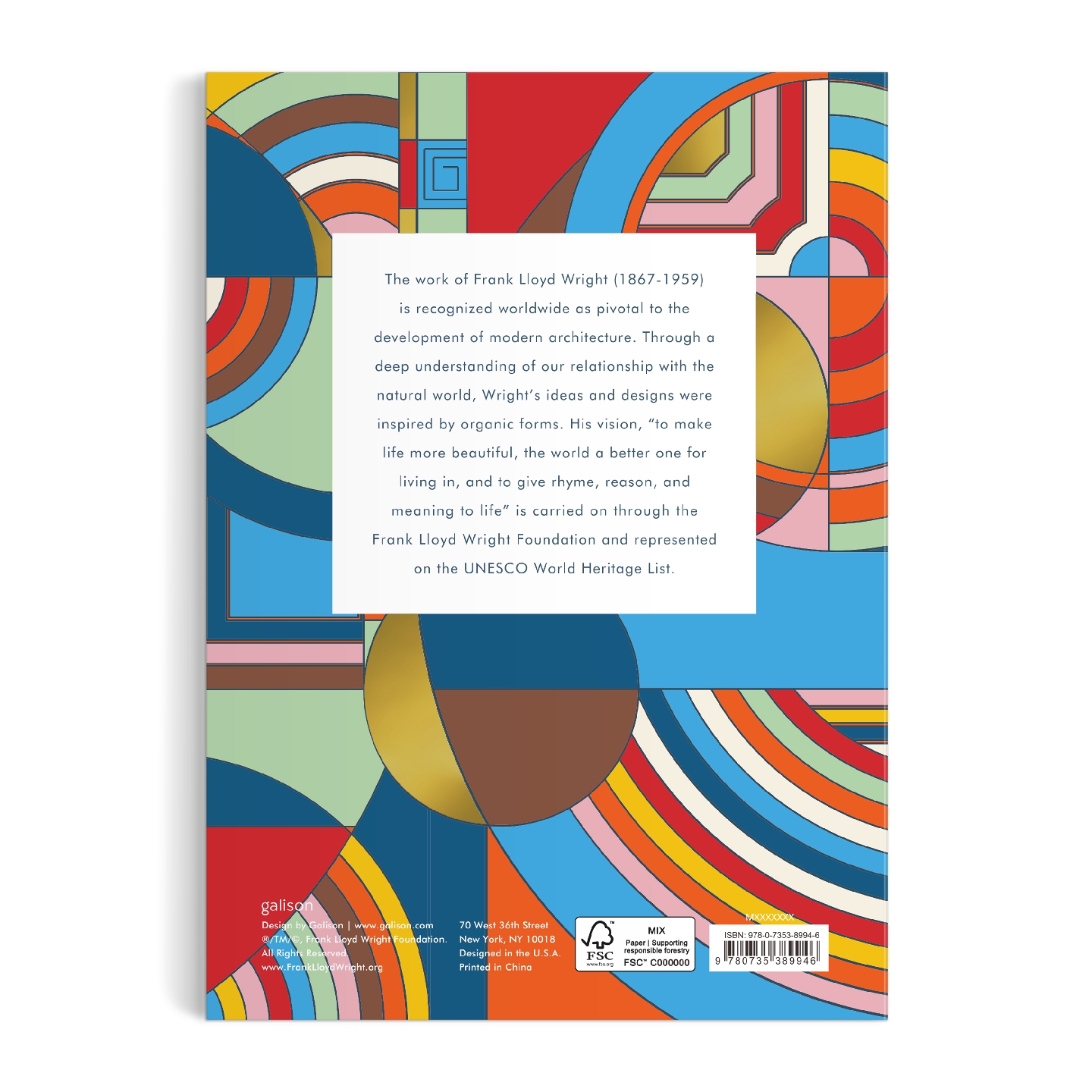 Frank Lloyd Wright Hoffman House Premium A5 Notebook