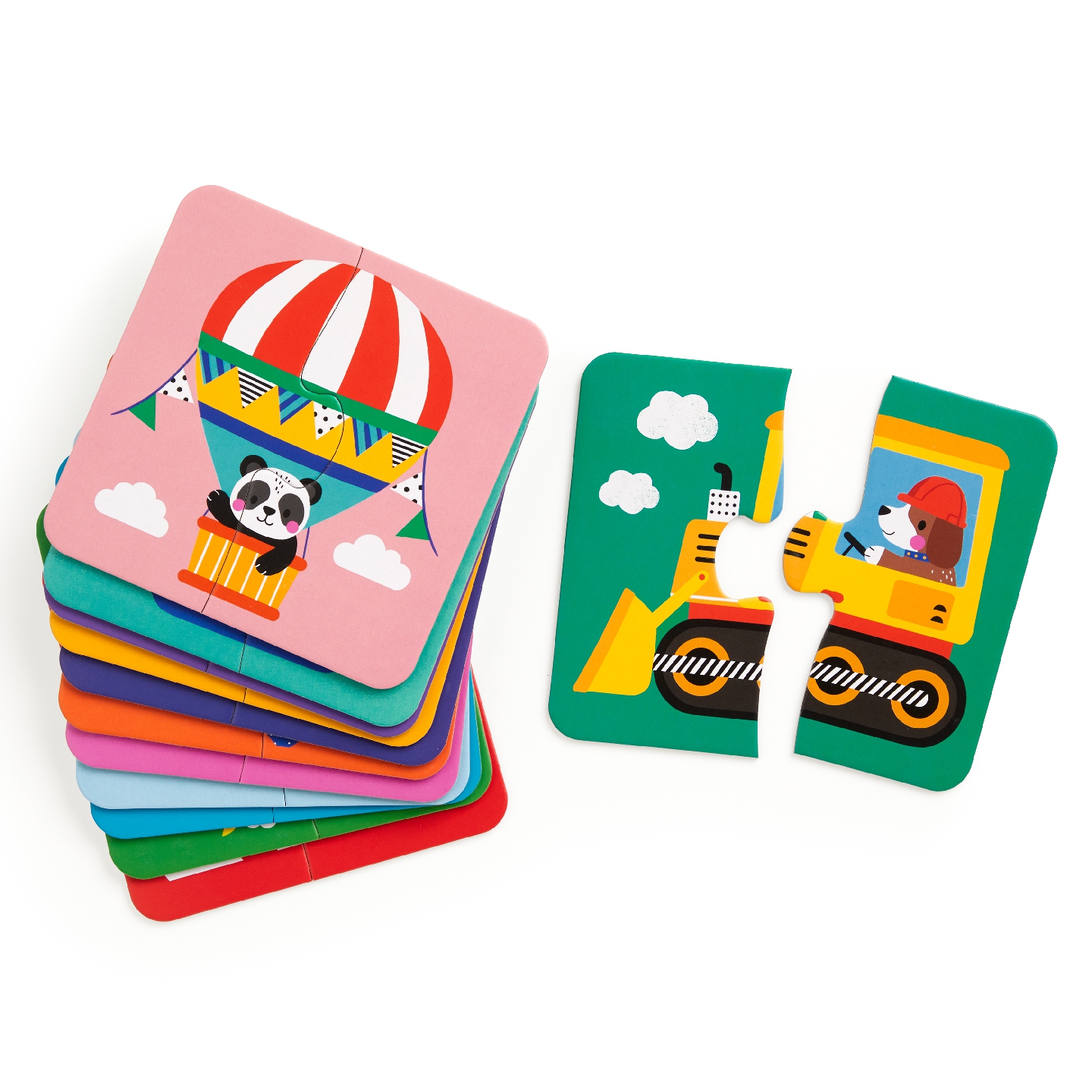 My First Vehicles 2 Piece Match-up Puzzles