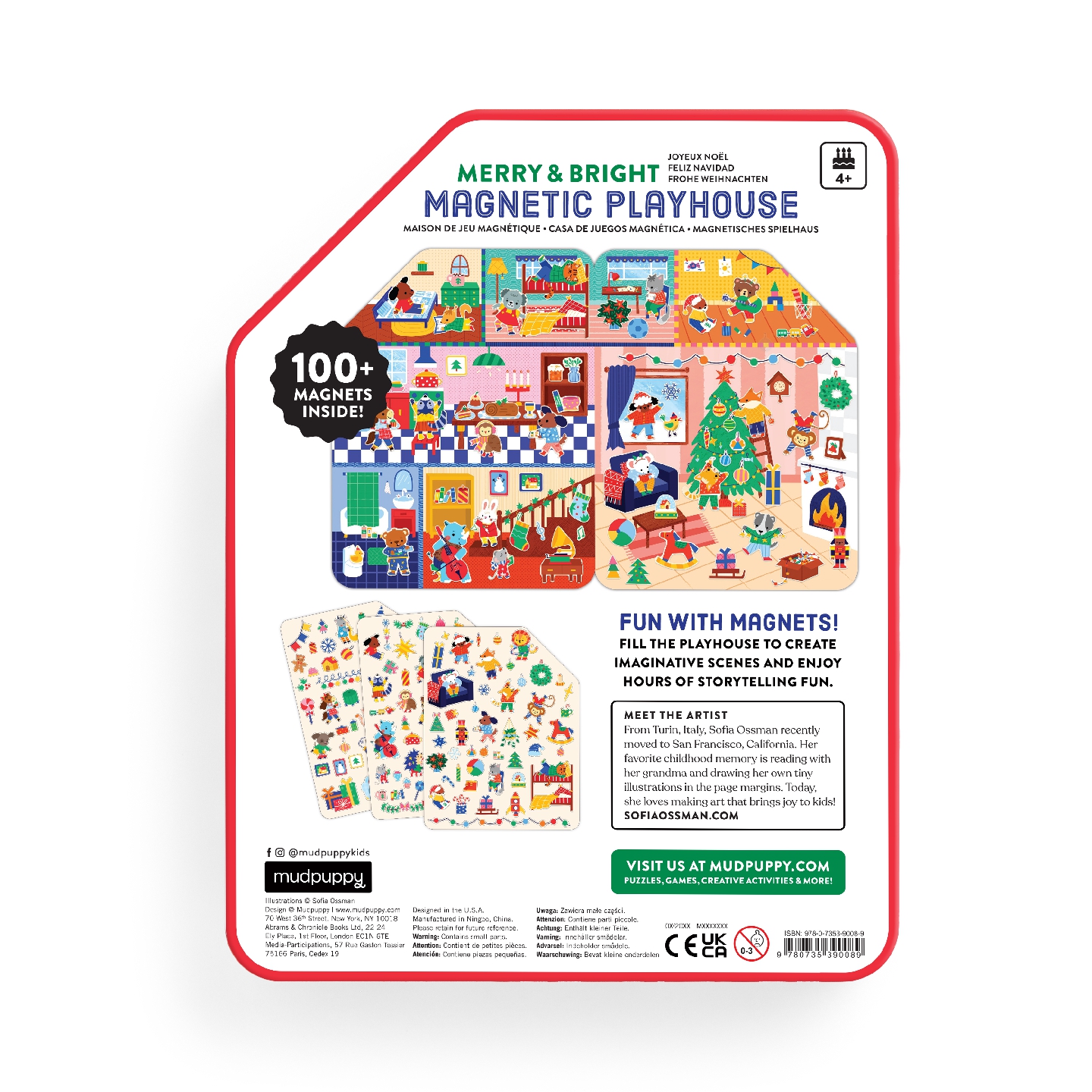 Merry & Bright Magnetic Playhouse