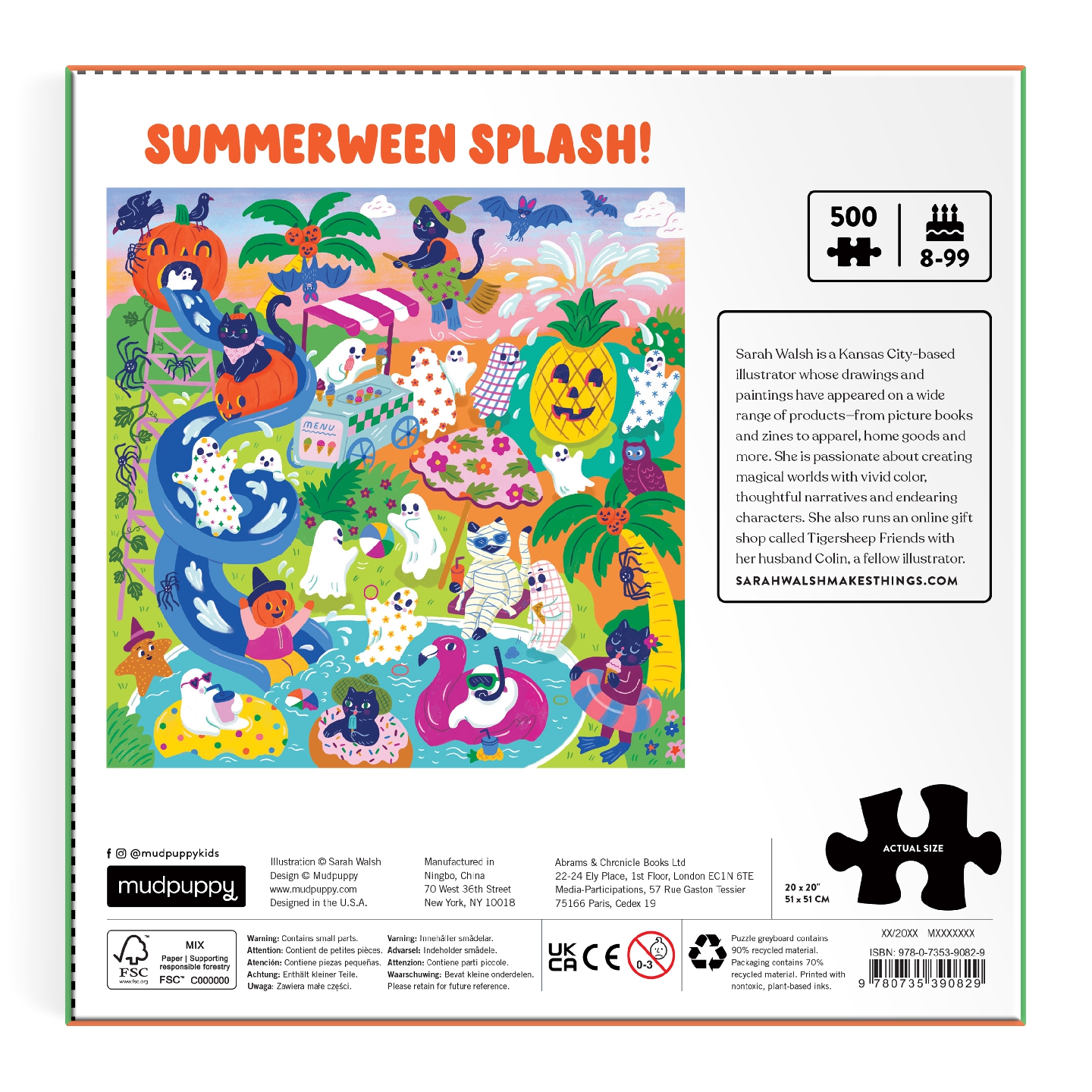 Summerween 500 Piece Family Puzzle