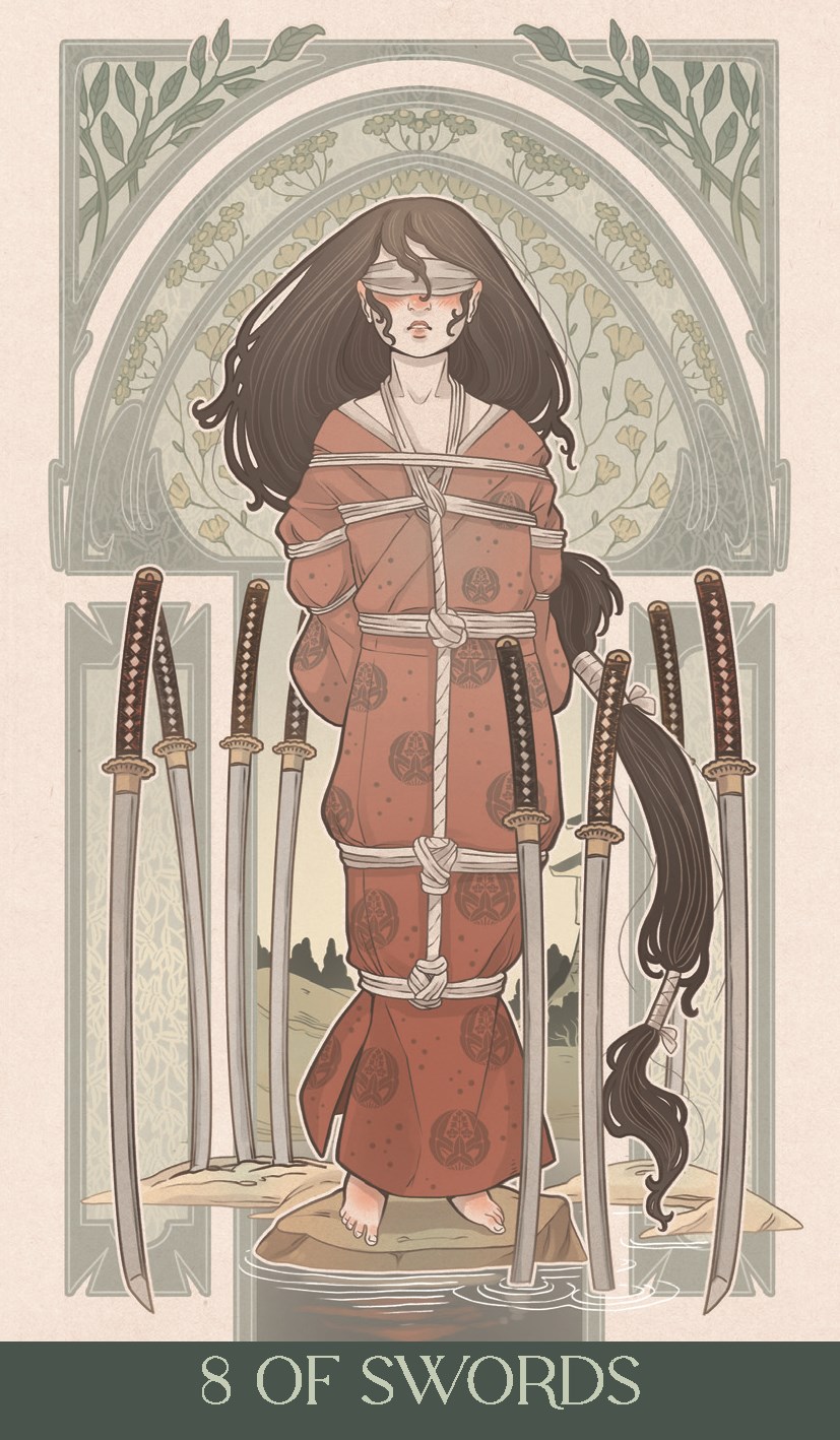 Japanese Art Nouveau Tarot