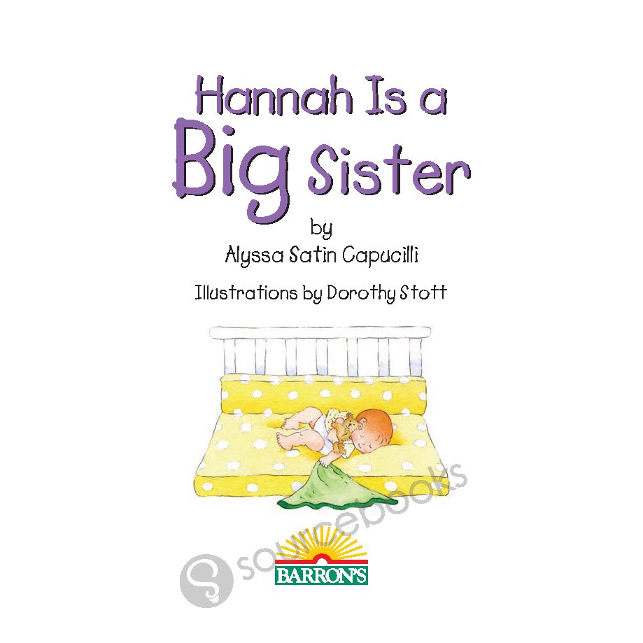 Hannah Is a Big Sister