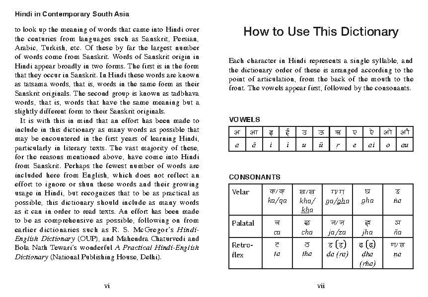 Mini Hindi Dictionary