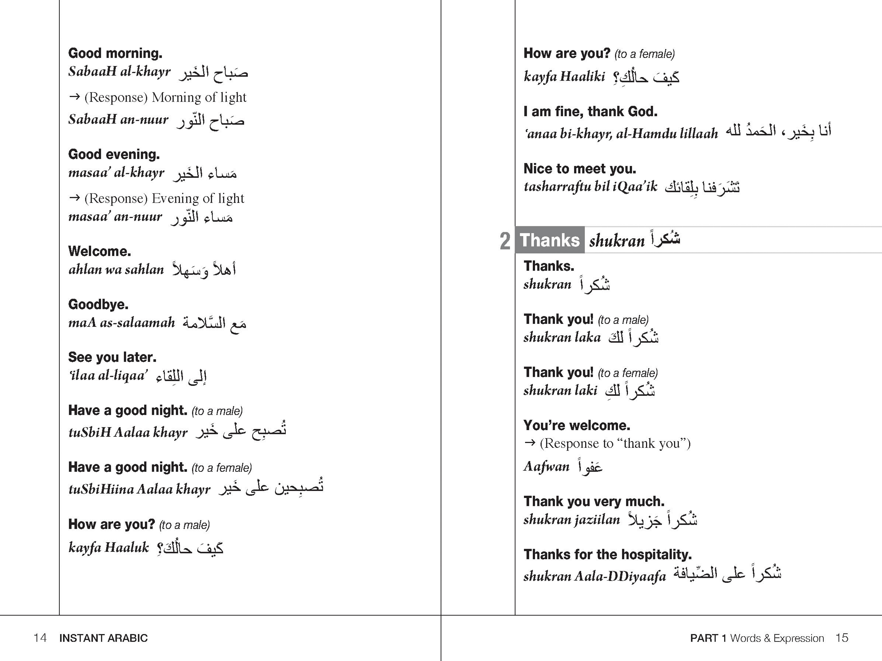Instant Arabic