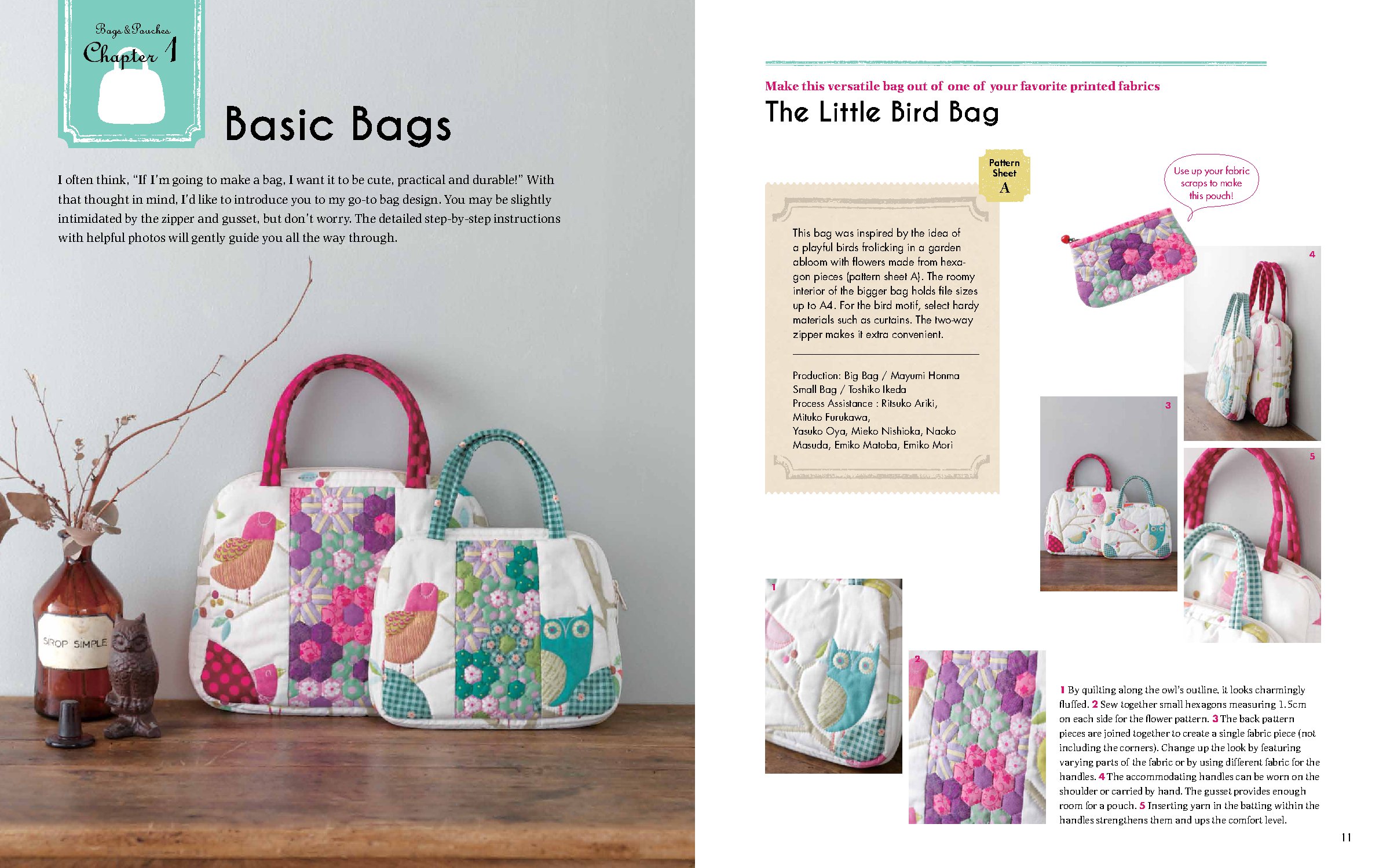 Patchwork Quilted Bags