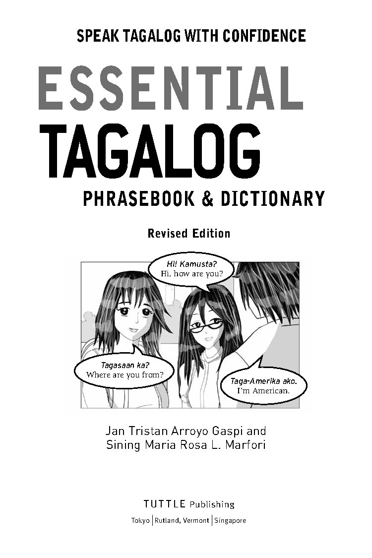 Essential Tagalog Phrasebook & Dictionary