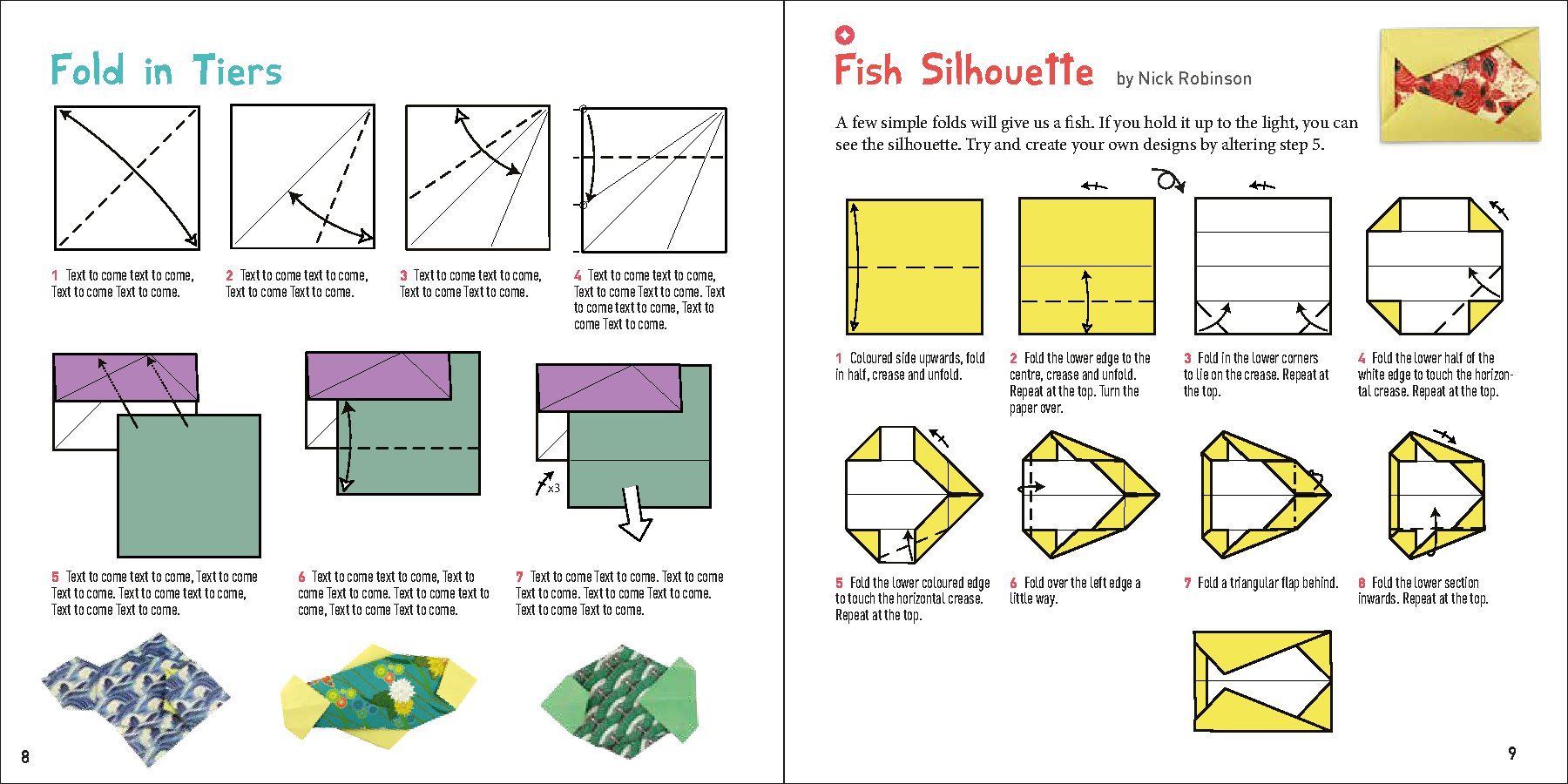 Origami Fish and Other Sea Creatures Kit