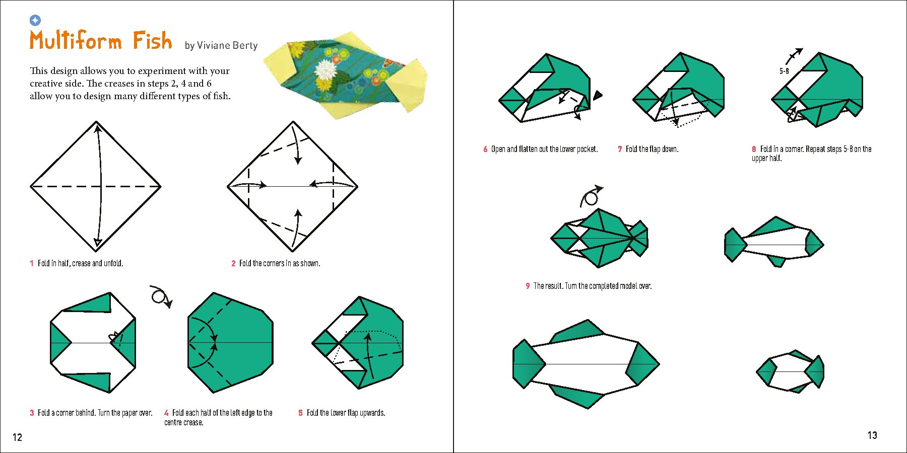 Origami Fish and Other Sea Creatures Kit