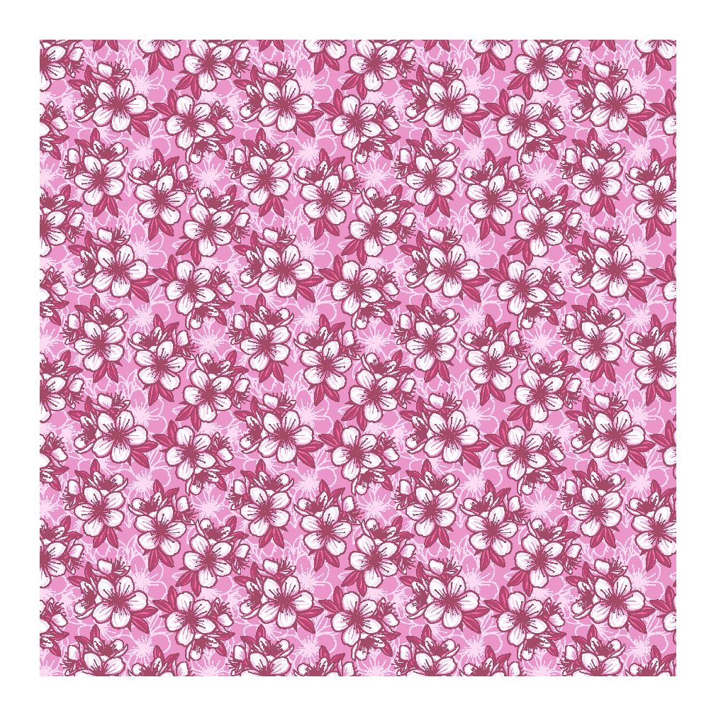 Origami Paper 200 sheets Cherry Blossoms 6" (15 cm)
