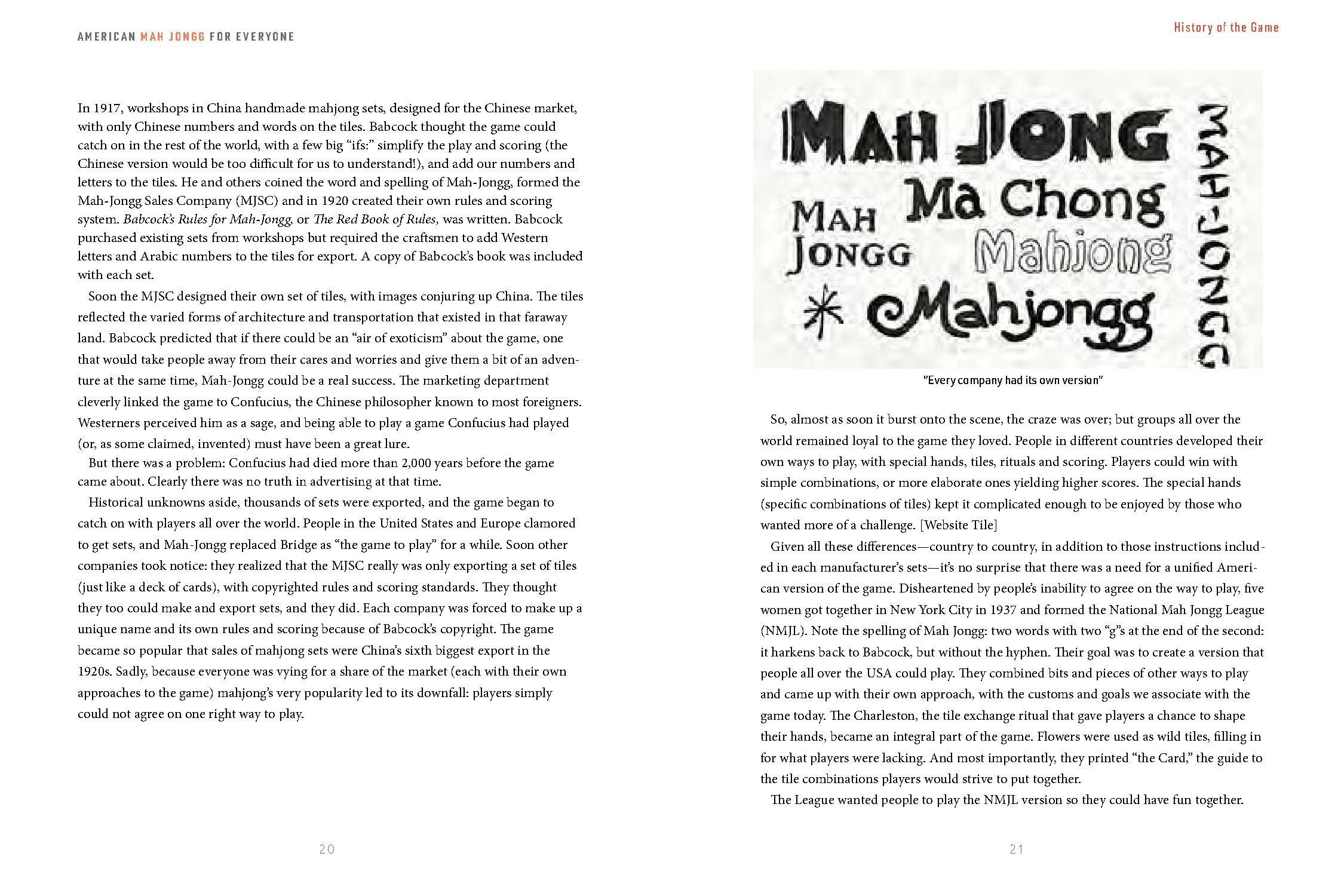 American Mah Jongg for Everyone