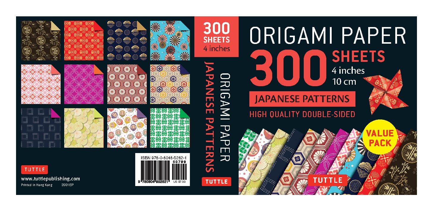 Origami Paper 300 sheets Japanese Designs 4 (10 cm)