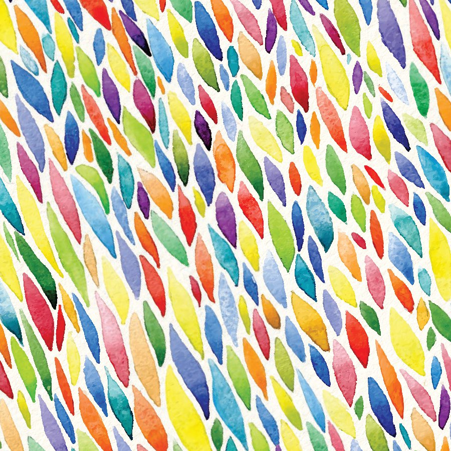 Origami Paper 500 sheets Rainbow Watercolors 6" (15 cm)