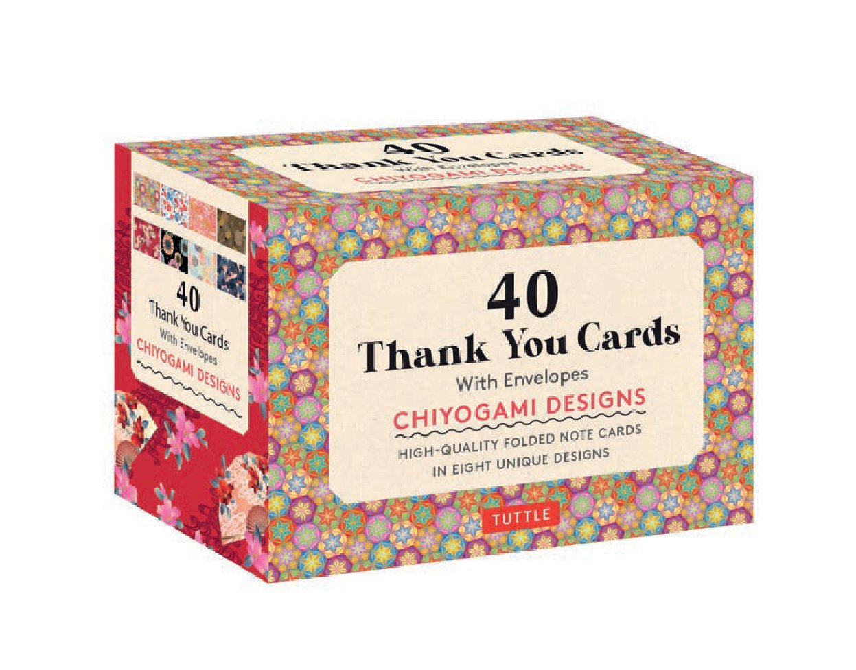 Chiyogami, 40 Thank You Cards with Envelopes