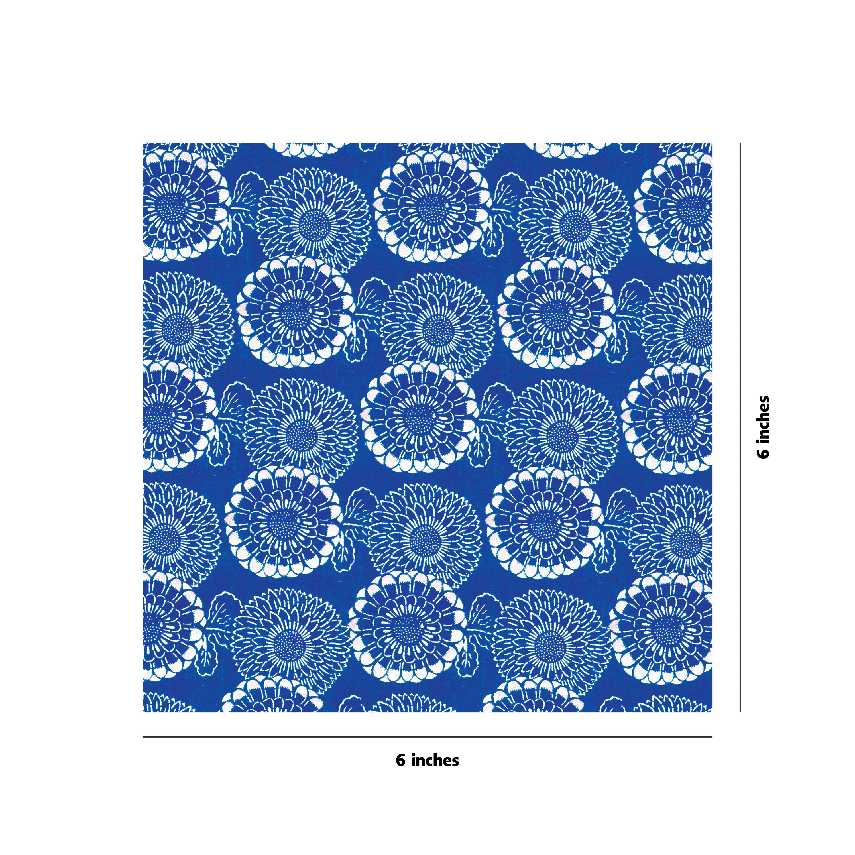 Origami Paper 500 sheets Blue & White 6 (15 cm)