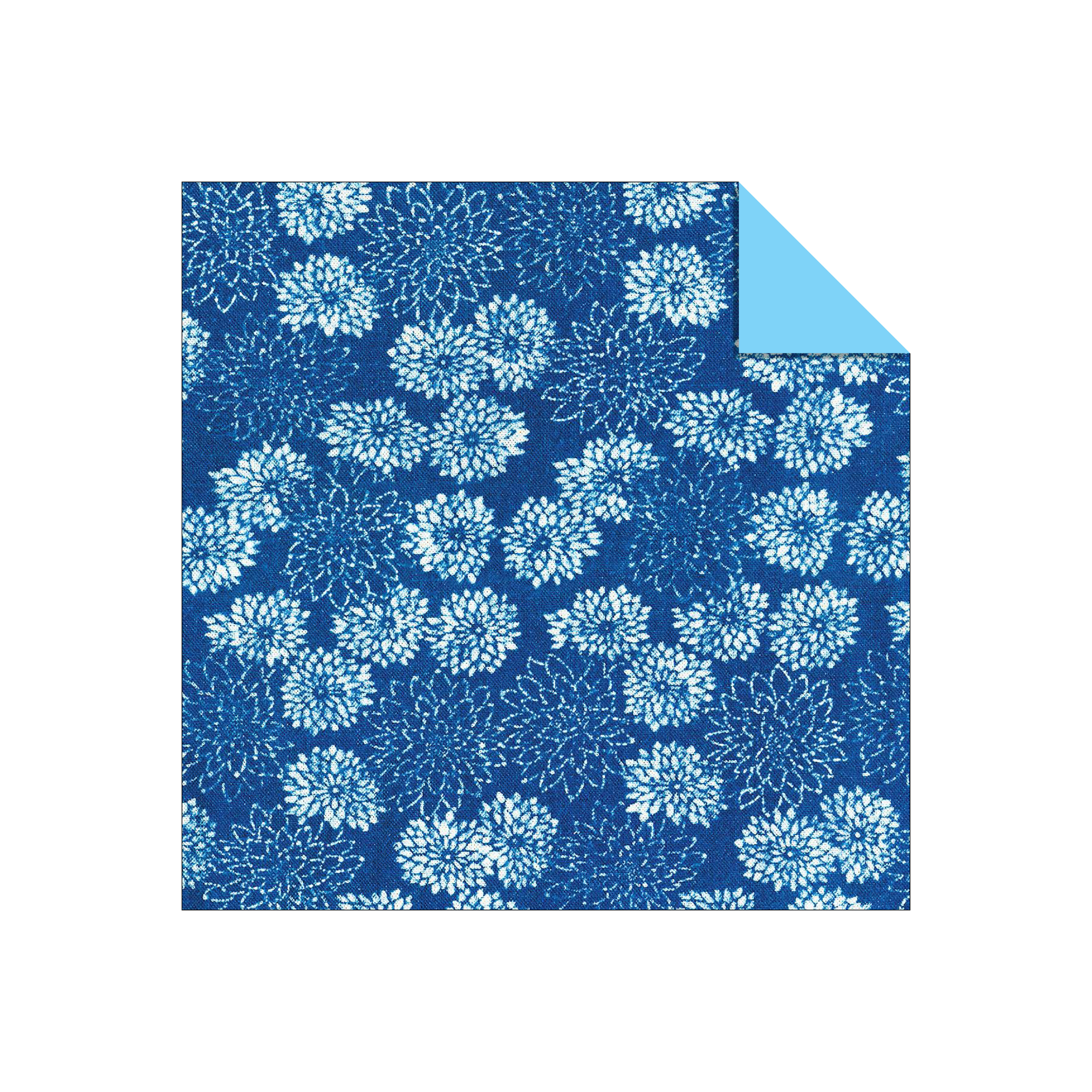 Origami Paper 500 sheets Blue & White 6 (15 cm)