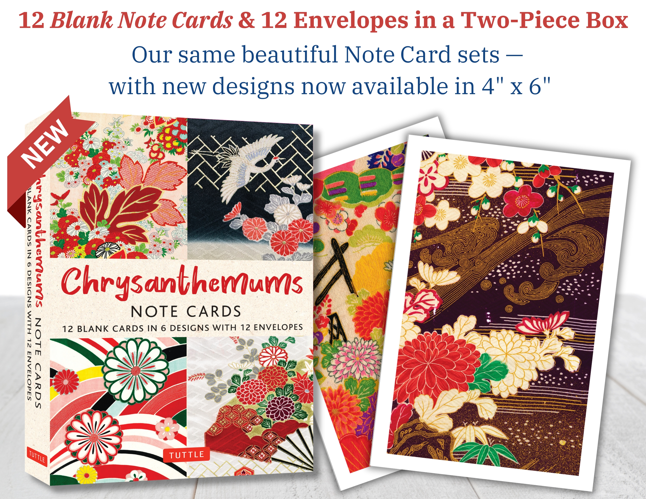 Chrysanthemums, 12 Note Cards