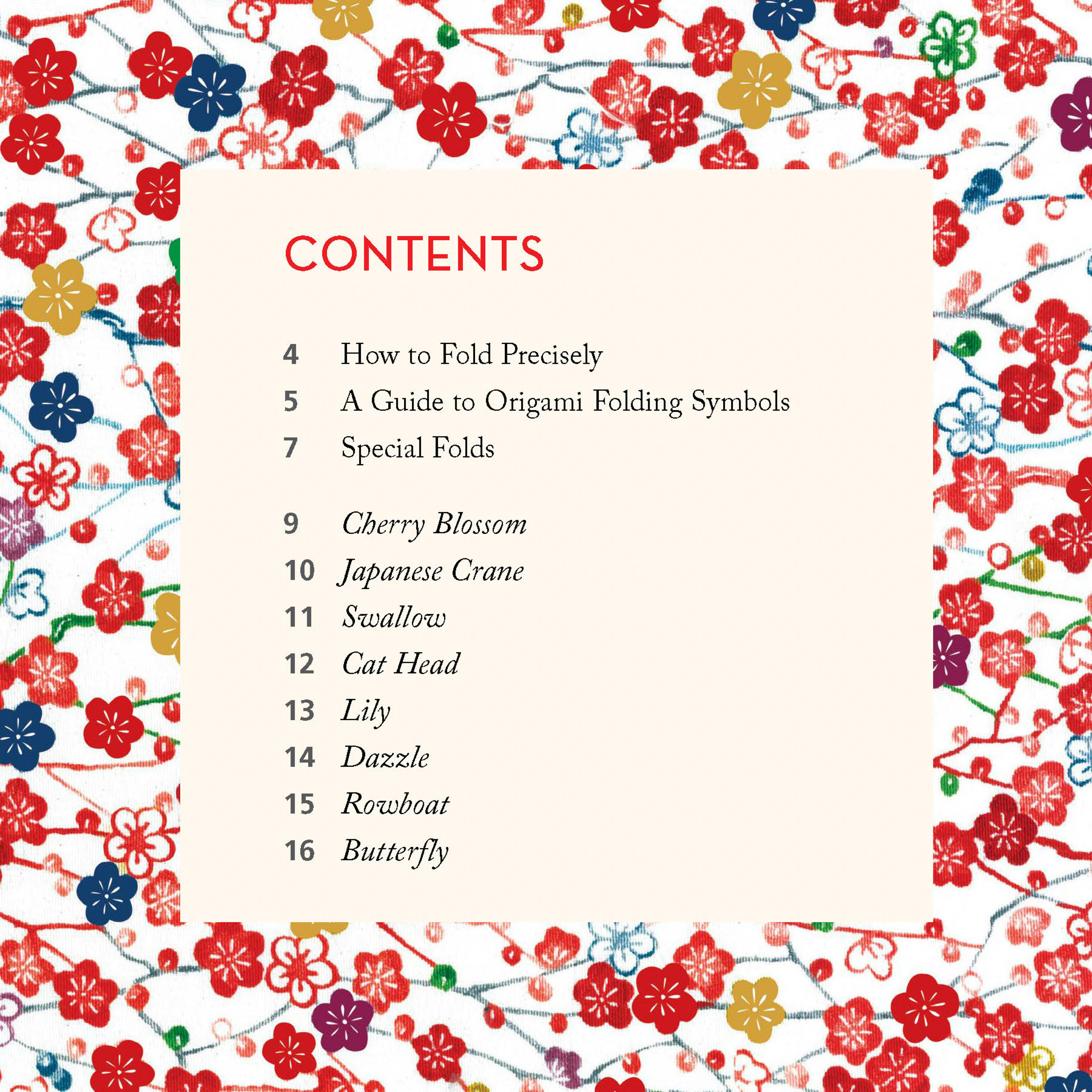 Origami Washi Flowers Paper Pack Book