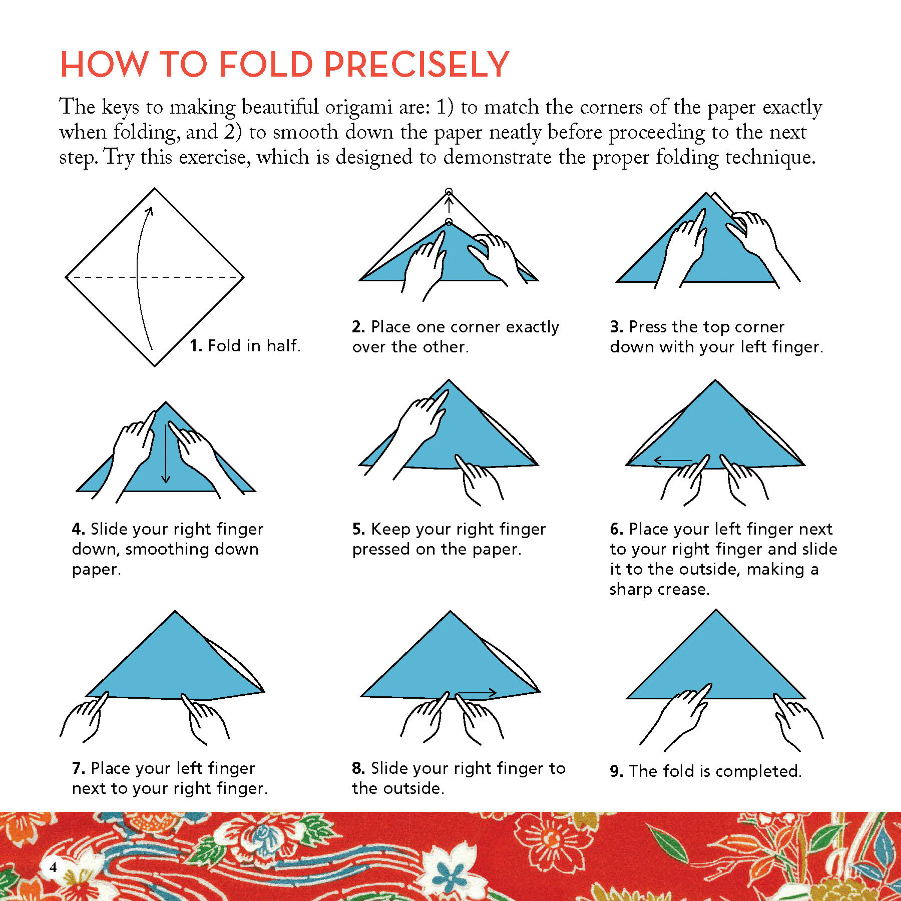 Origami Washi Flowers Paper Pack Book