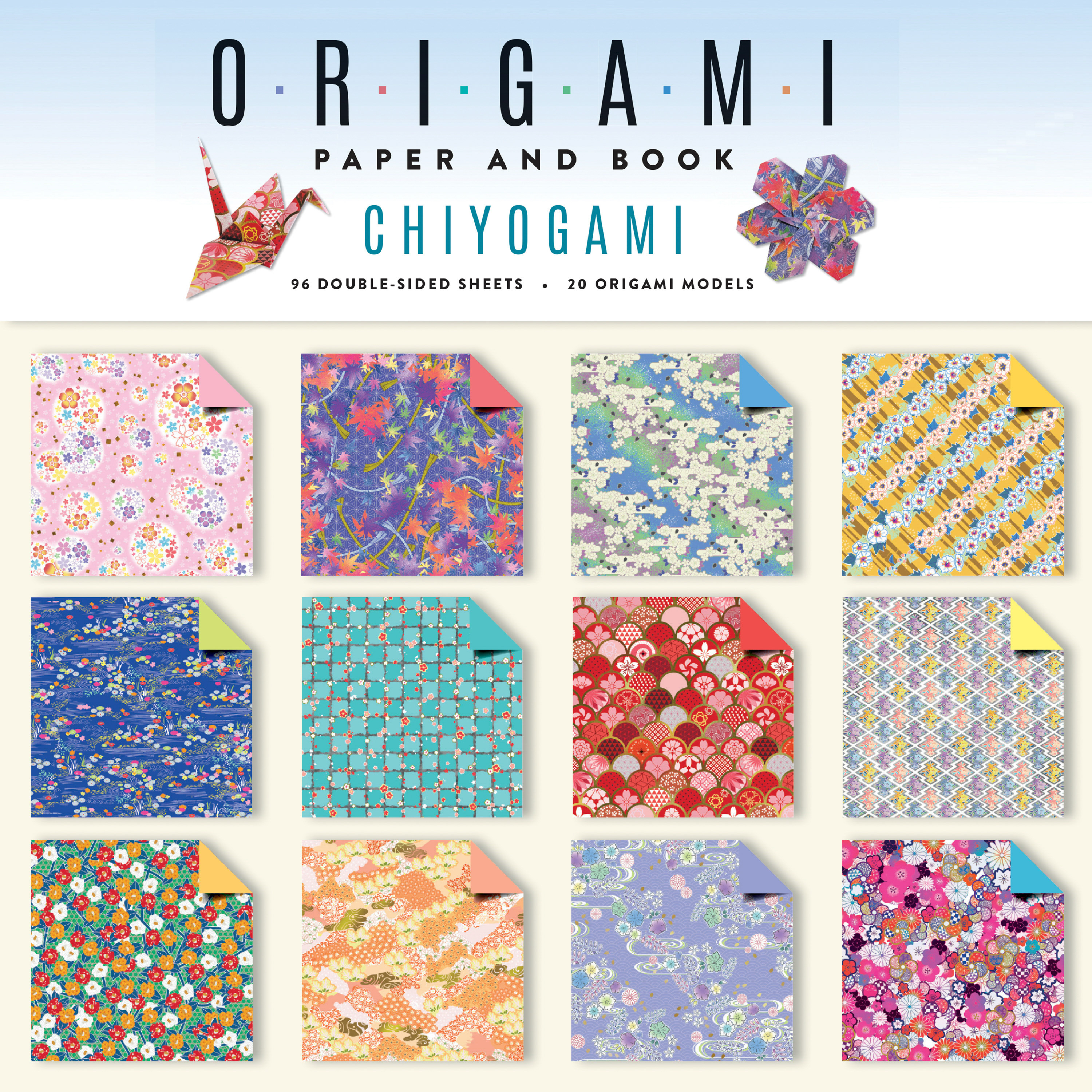 Chiyogami Origami Paper and Book