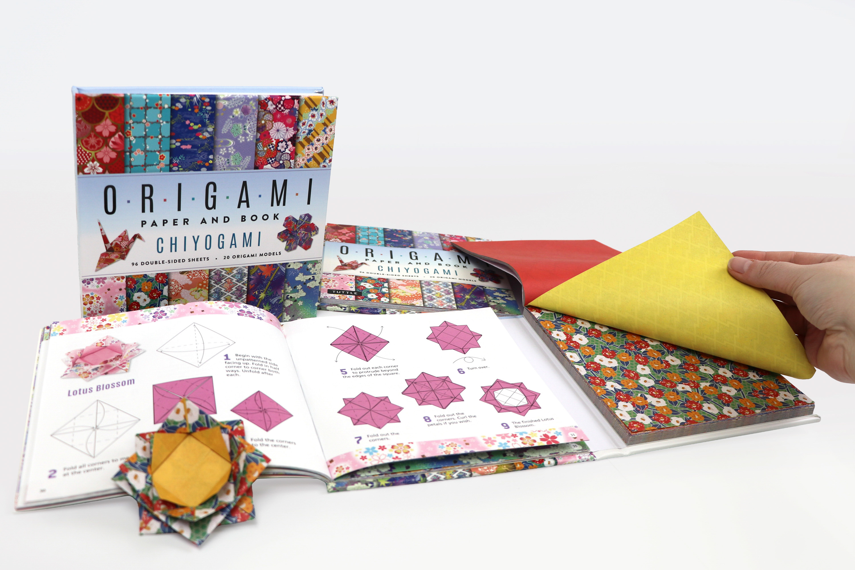 Chiyogami Origami Paper and Book