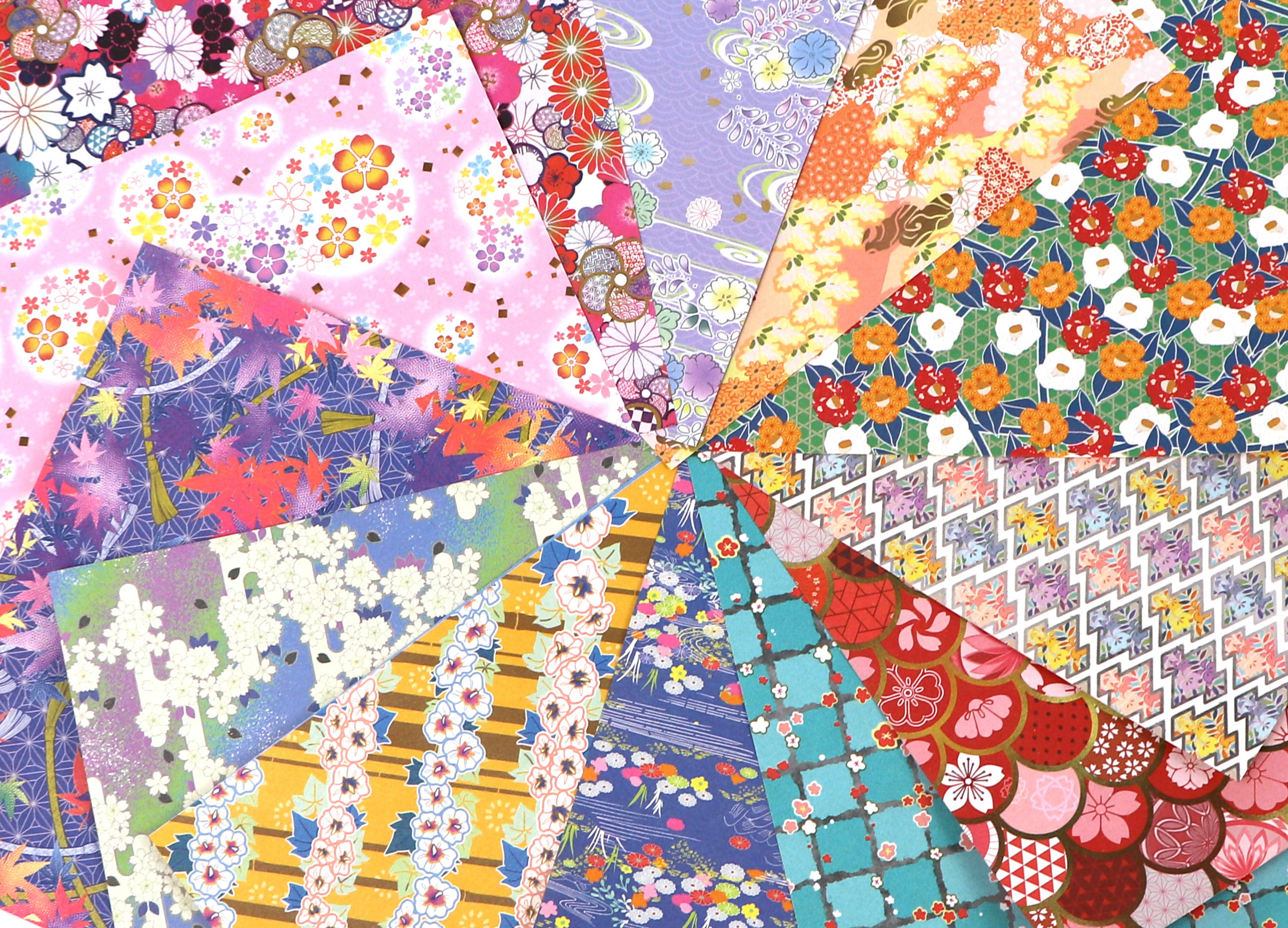 Chiyogami Origami Paper and Book