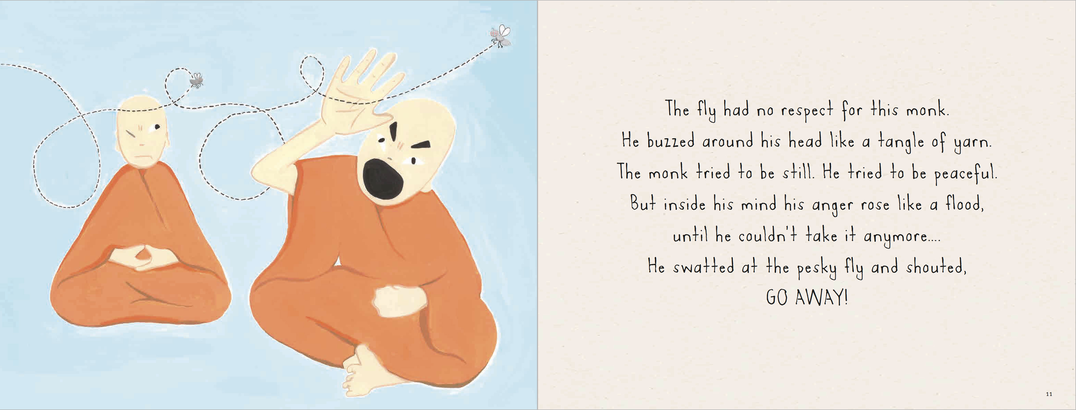The Angry Monk and the Fly