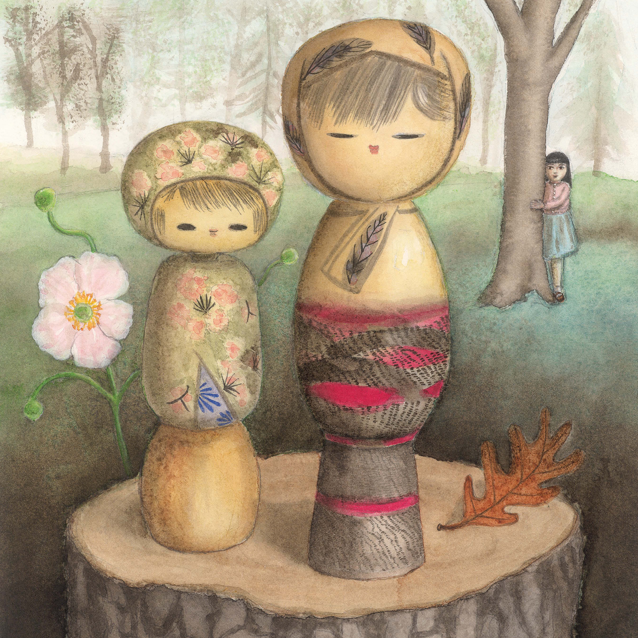 Anna's Kokeshi Dolls
