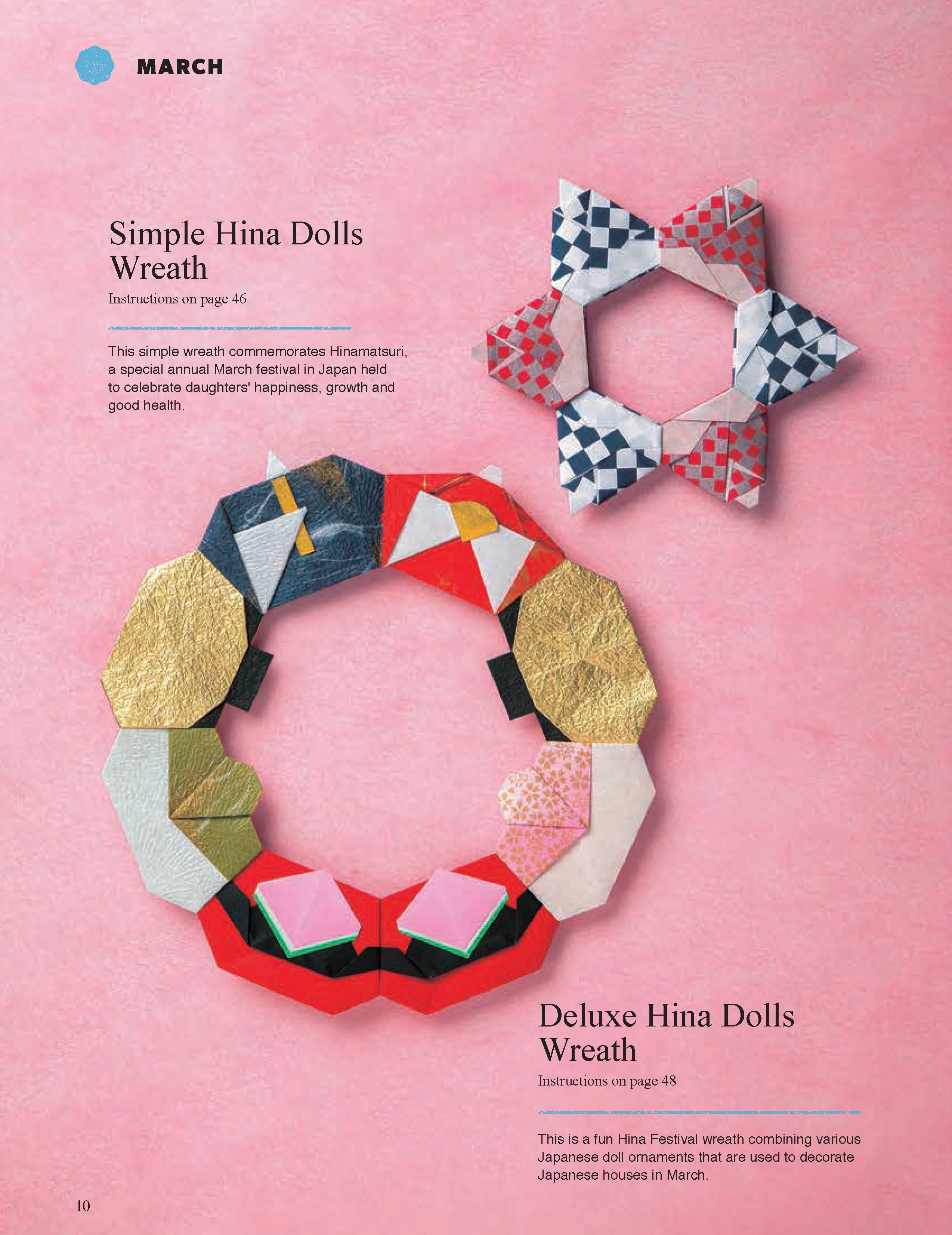 Beautiful Origami Paper Wreaths